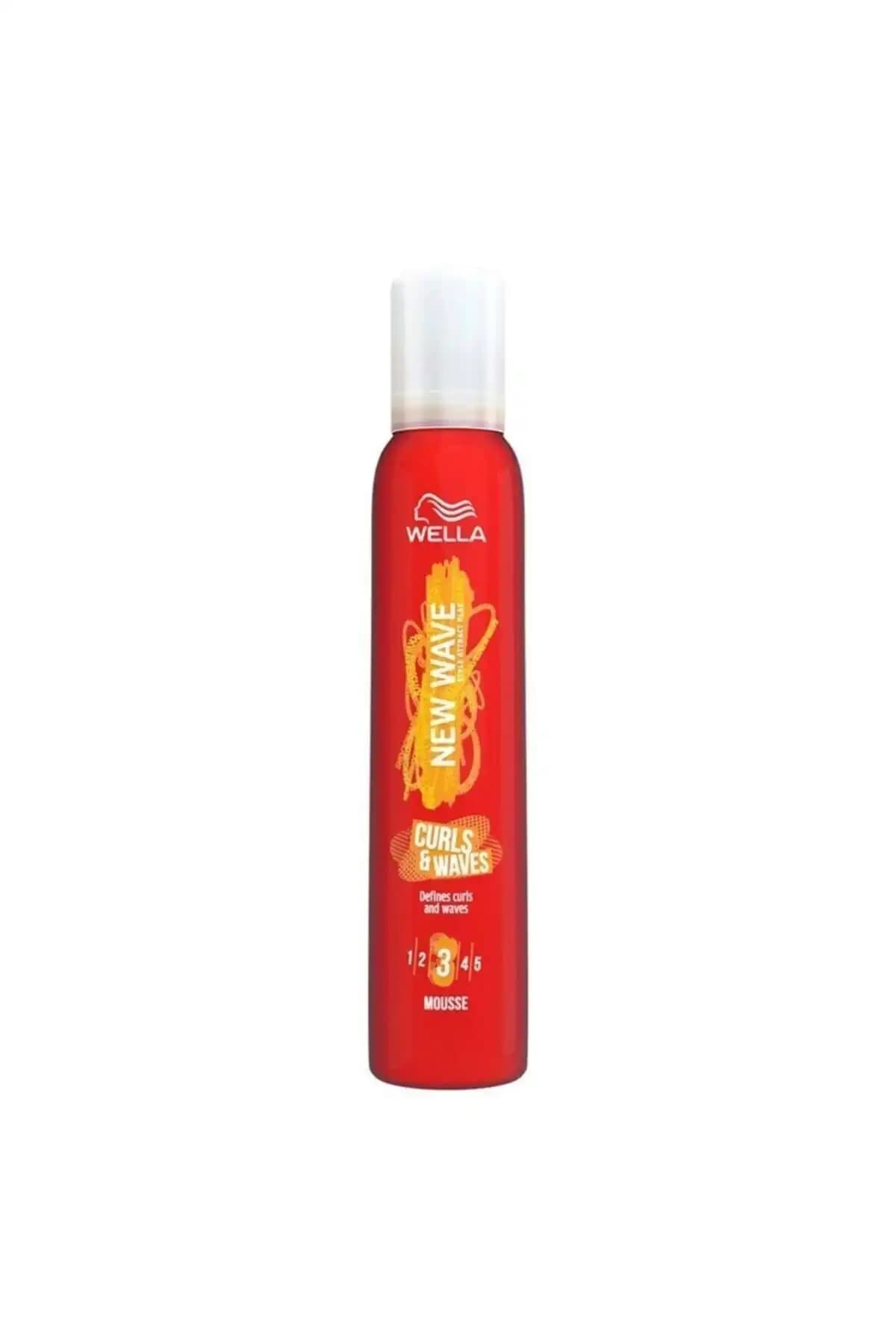 Wella New Wave Curls & Waves Saç Köpüğü ile Doğal Dalgalı ve Bukleli Saçlar İçin Hacim ve Şekil
