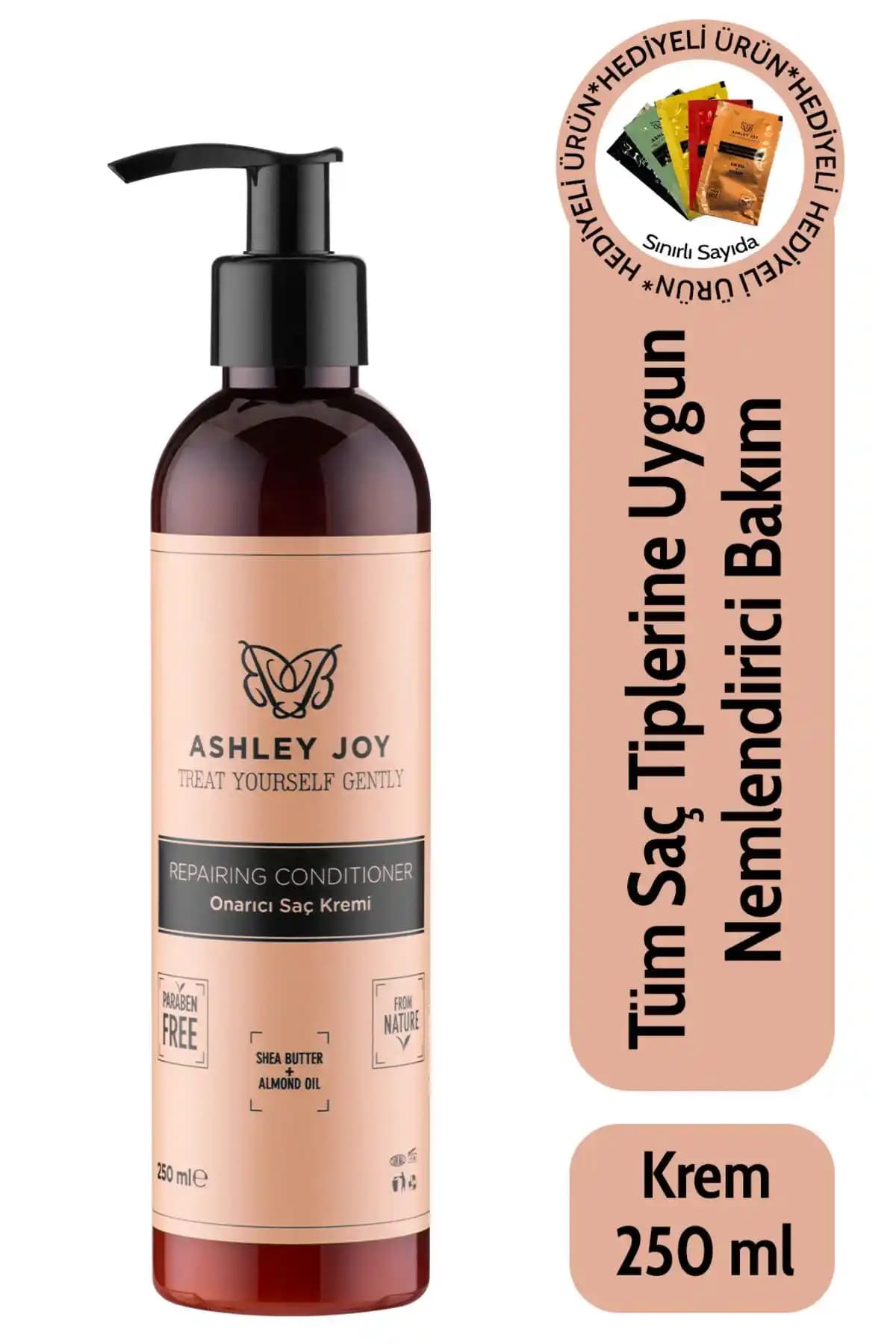 Ashley Joy Badem Yağı İçeren Onarıcı Saç Bakım Kremi: Doğal ve Etkili Saç Bakımı Ürünü Tanıtımı