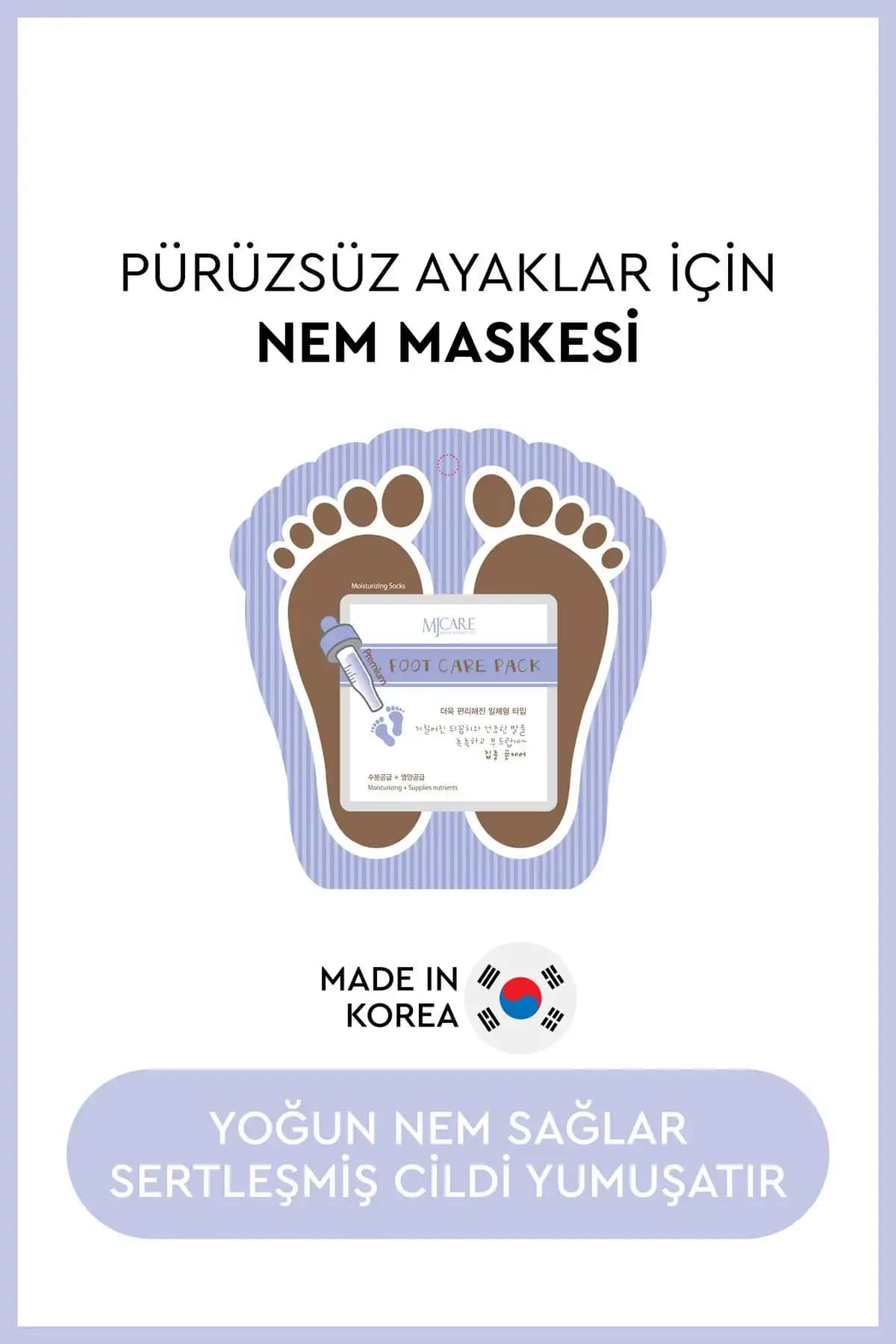 Mjcare Çorap Tipi Ayak Bakım Maskesi: Ayak Sağlığı ve Güzelliği İçin Yenilikçi Çözüm