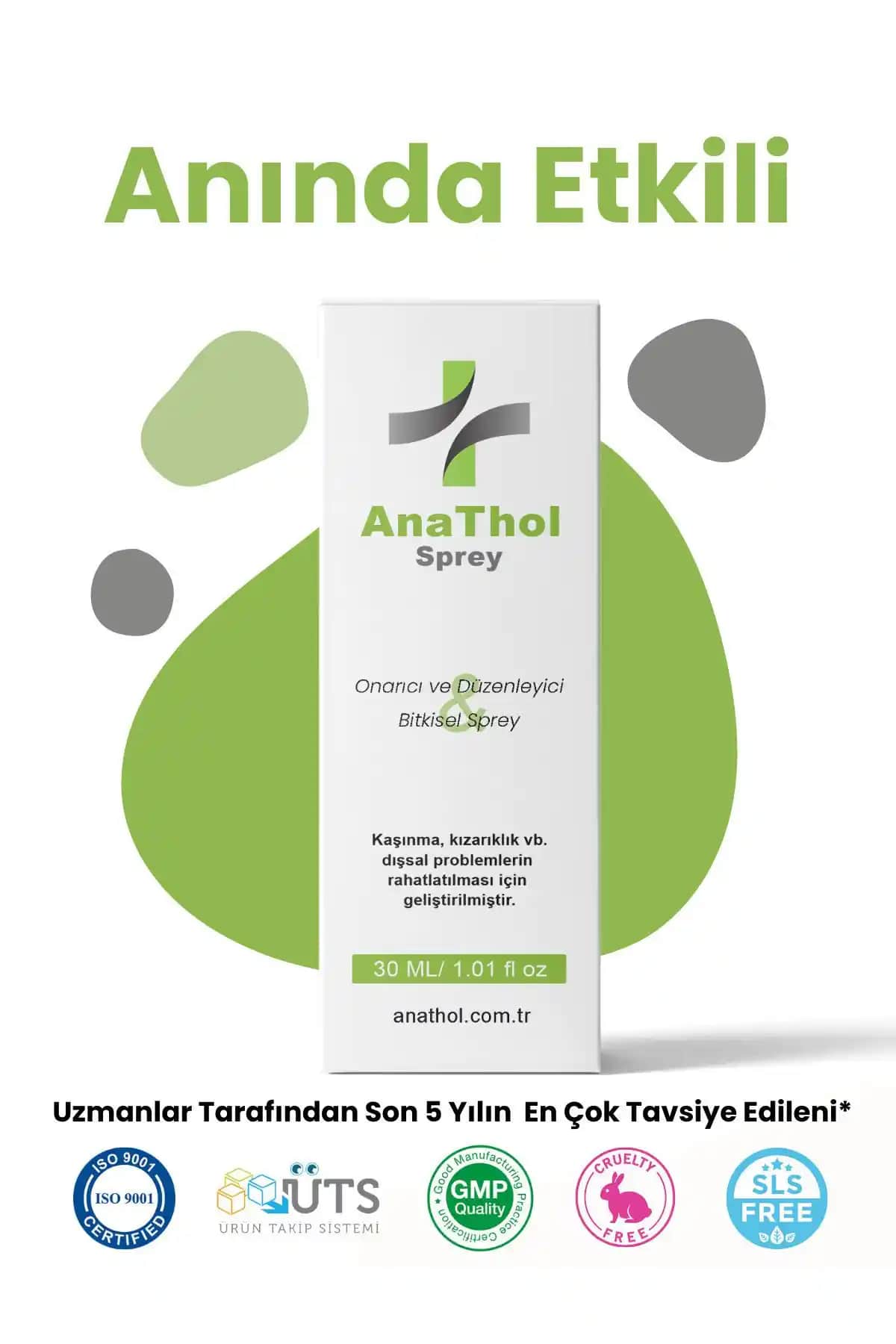 Your Hidden Potential AnaThol Bitkisel Onarıcı ve Düzenleyici Sprey Ürün Özellikleri ve Kullanım Alanları