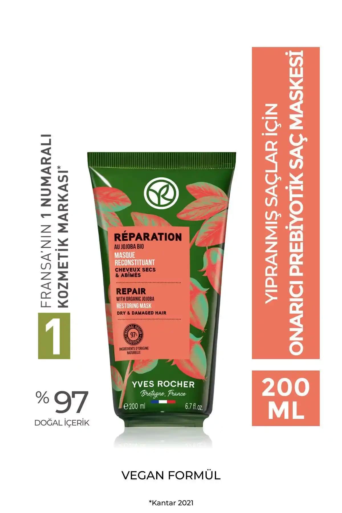 Yves Rocher Saç Maskesi: Doğal İçeriklerle Güçlendiren ve Parlatan Bakım Ürünü