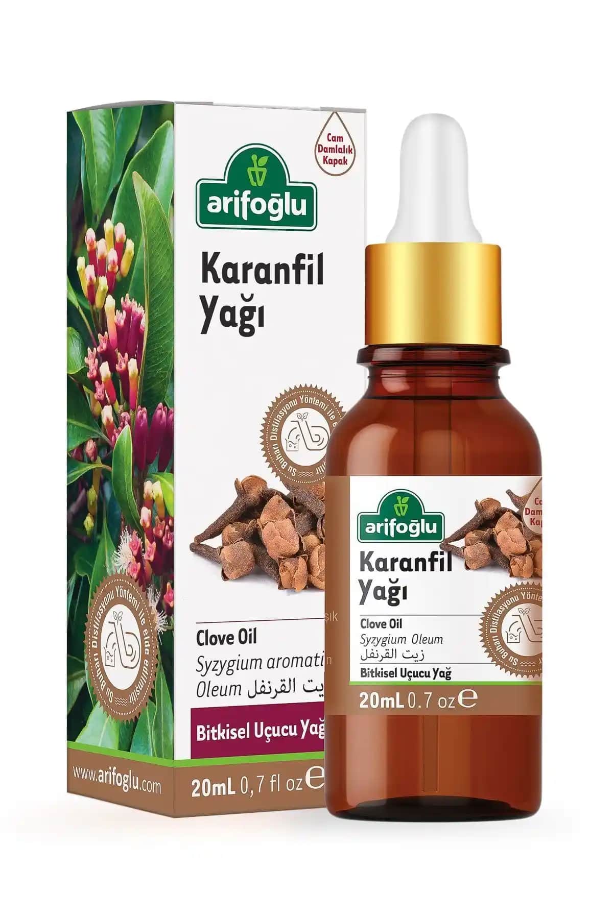 Arifoğlu Karanfil Yağı 20ml Doğal Aromaterapi ve Sağlık Destekleyici Ürün