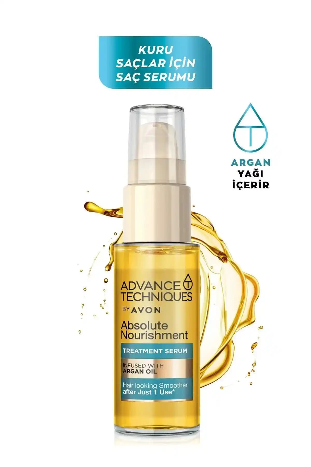 Avon Advance Techniques Fas Argan Yağı İçeren Besleyici Saç Serumu: Doğal ve Etkili Saç Bakım Çözümü
