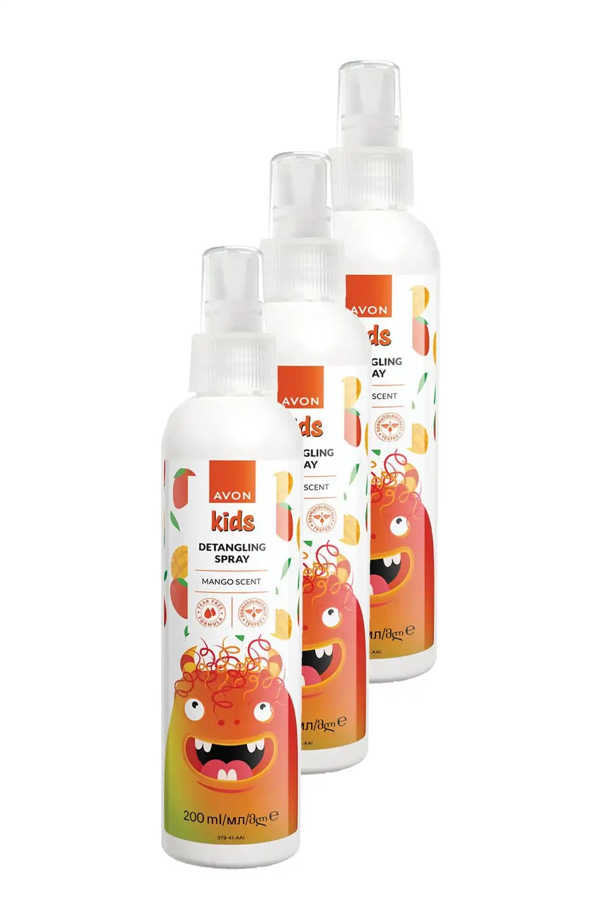 Avon Kids Mango Kokulu Saç Açıcı Sprey Üçlü Set Çocuklar İçin Güvenli ve Etkili