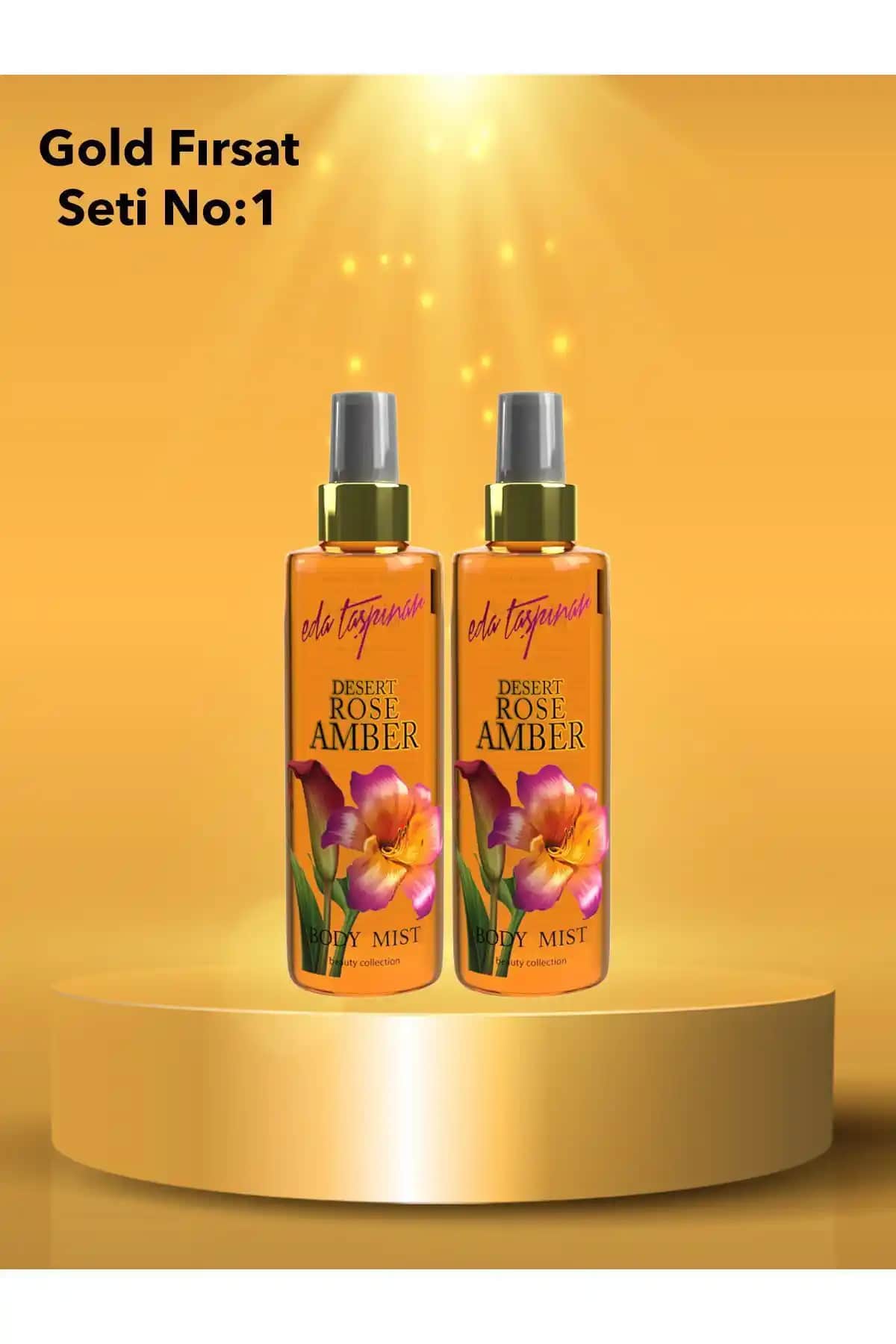 Eda Taşpınar Vücut Spreyi Karşılaştırması: Gold Fırsat Seti No.1 ve Poker Face Simli Body Mist