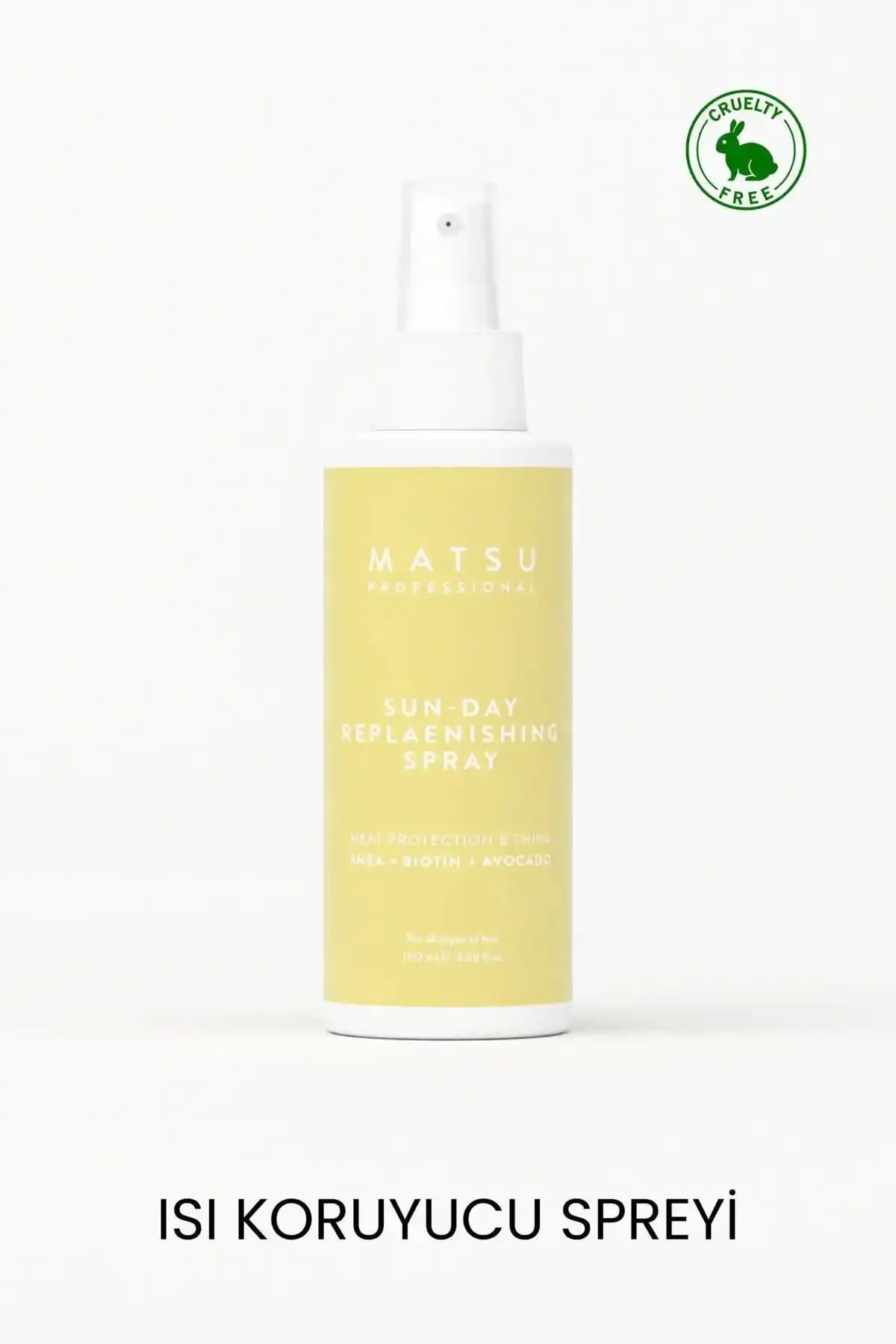 Matsu Günlük Saç Bakım Spreyi Güneş ve Isıya Karşı Koruma Sağlayan Doğal Formüllü Ürün