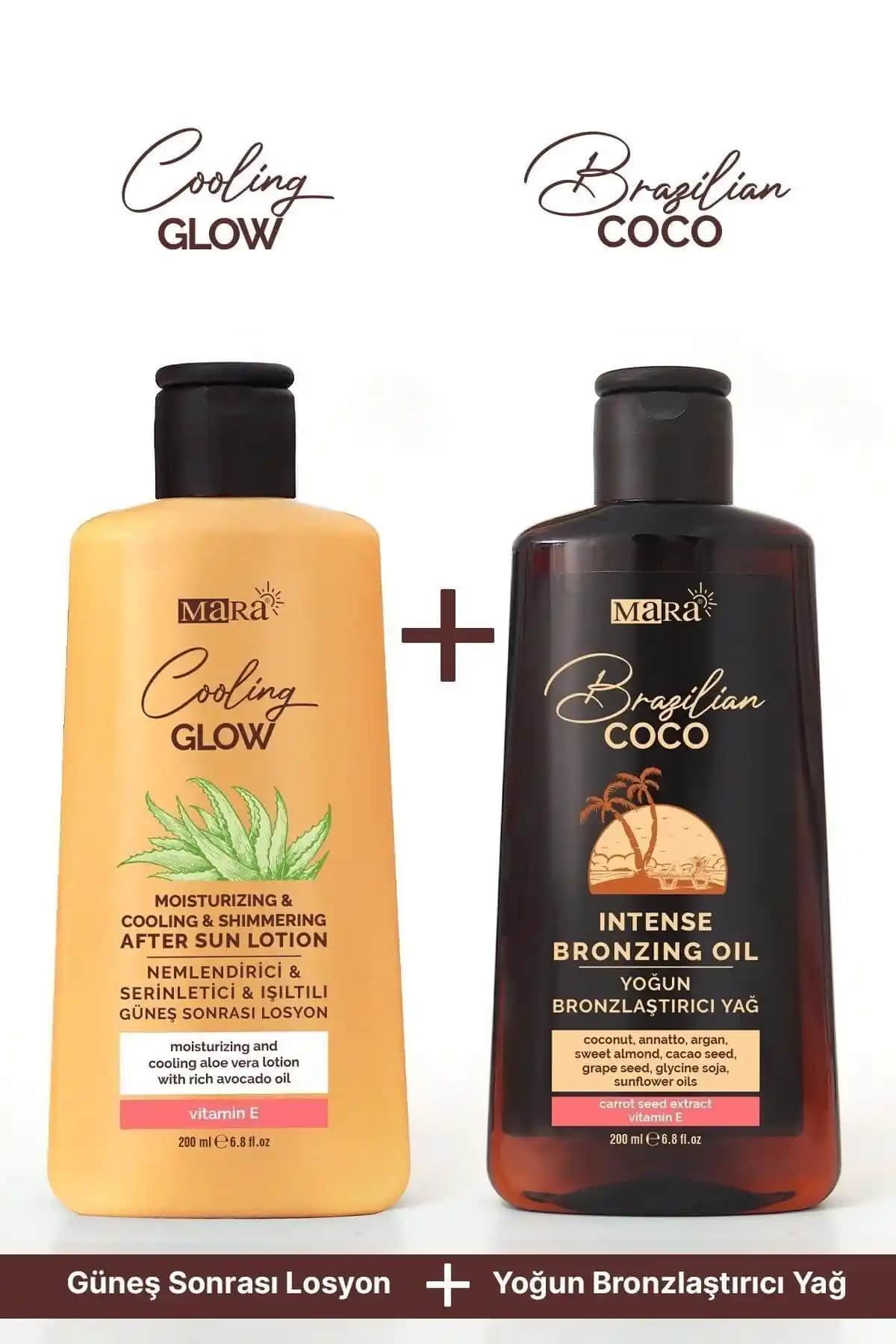 Mara Güneş Sonrası Bakım Serisi: Bronzlaştırıcı Yağ ve Ferahlatıcı Losyon