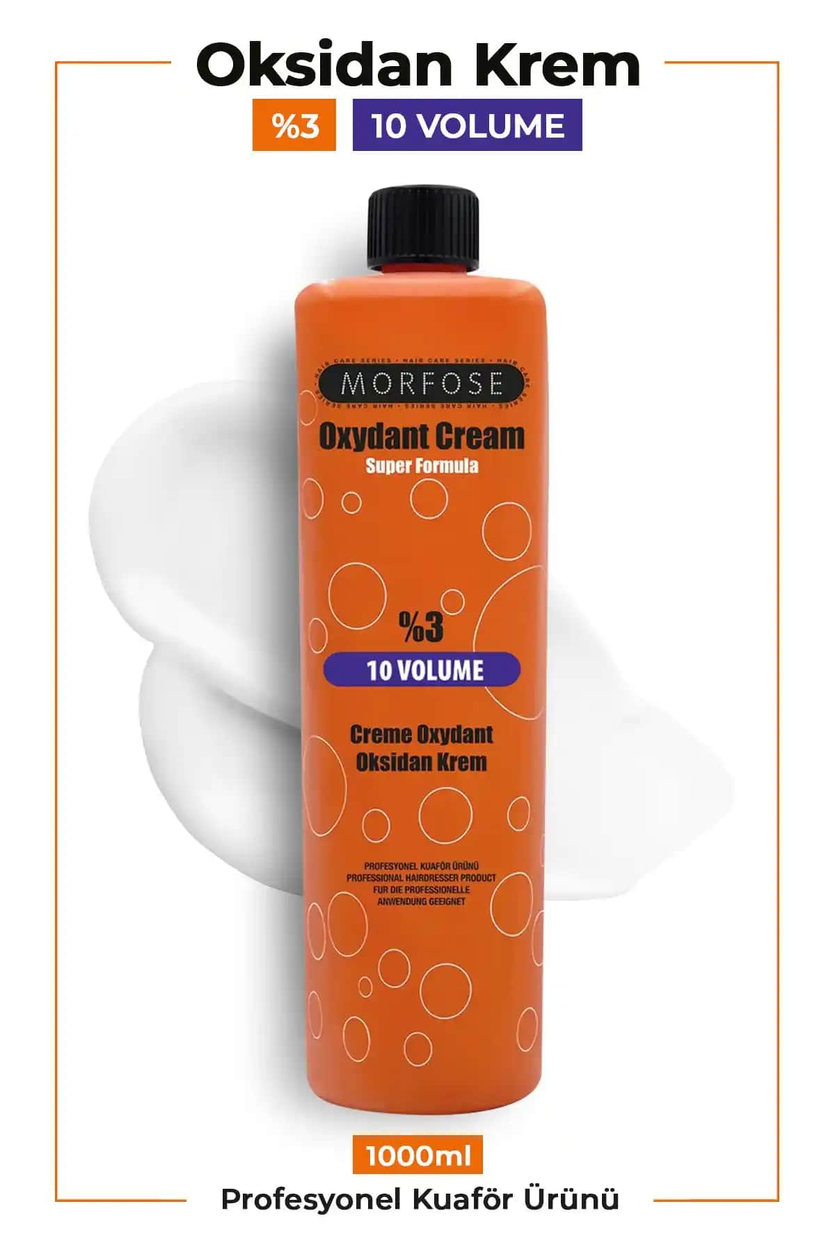 Morfose Saç Açıcı Oksidan Krem 10 Vol %3: Güvenli ve Etkili Saç Renk Açma Çözümü