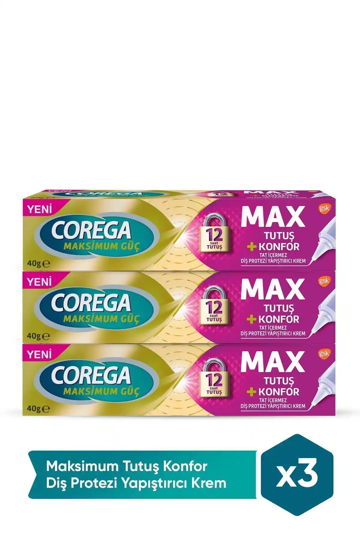 Corega Maksimum Tutuş ve Fixodent Plus Diş Protezi Yapıştırıcılarının Karşılaştırması