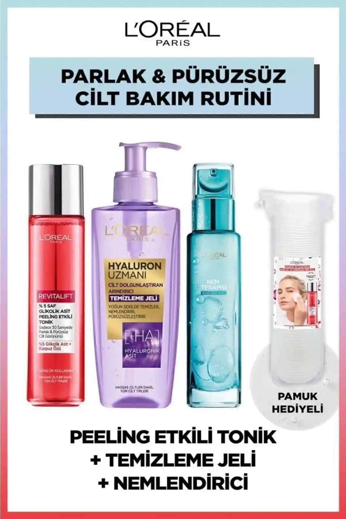 L'Oreal Paris Revitalift Saf Glikolik Asit Peeling ve Hyaluron ile Cilt Bakımı Rehberi