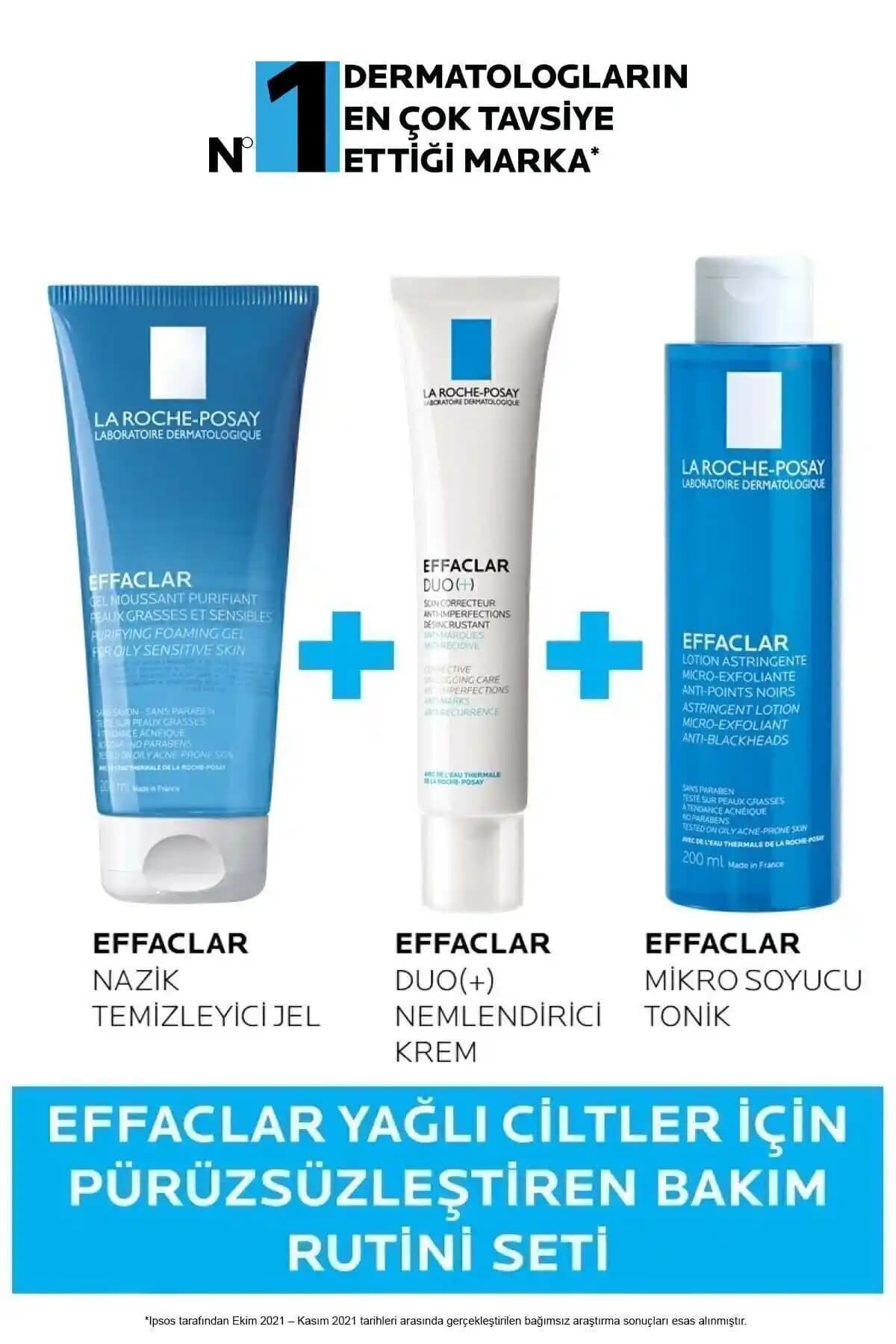 La Roche Posay Effaclar Yağlı Ciltler İçin Pürüzsüzleştiren Bakım Seti Ürünleri ve Faydaları