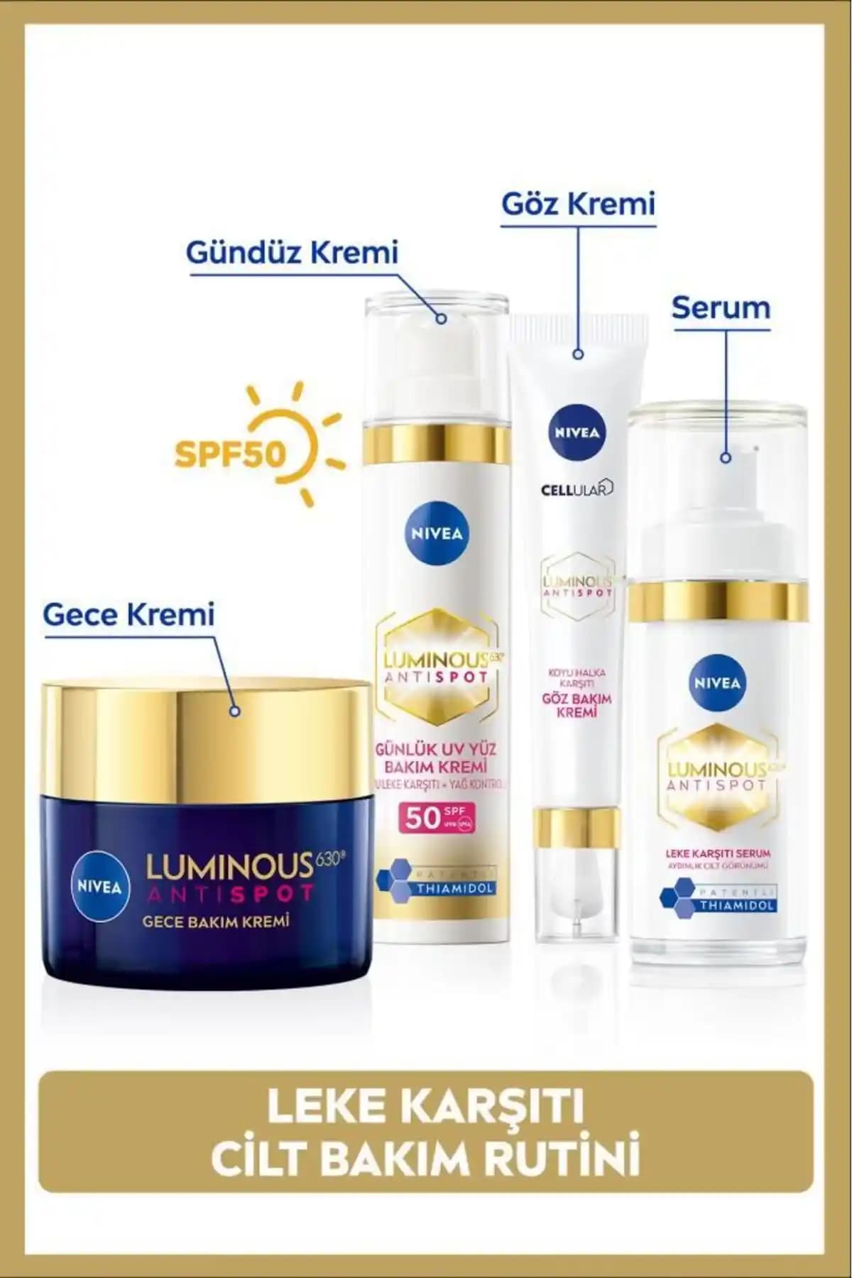NIVEA Luminous630 Leke Karşıtı Cilt Bakım Seti: Etkili Çözüm ve Güçlü Formüller