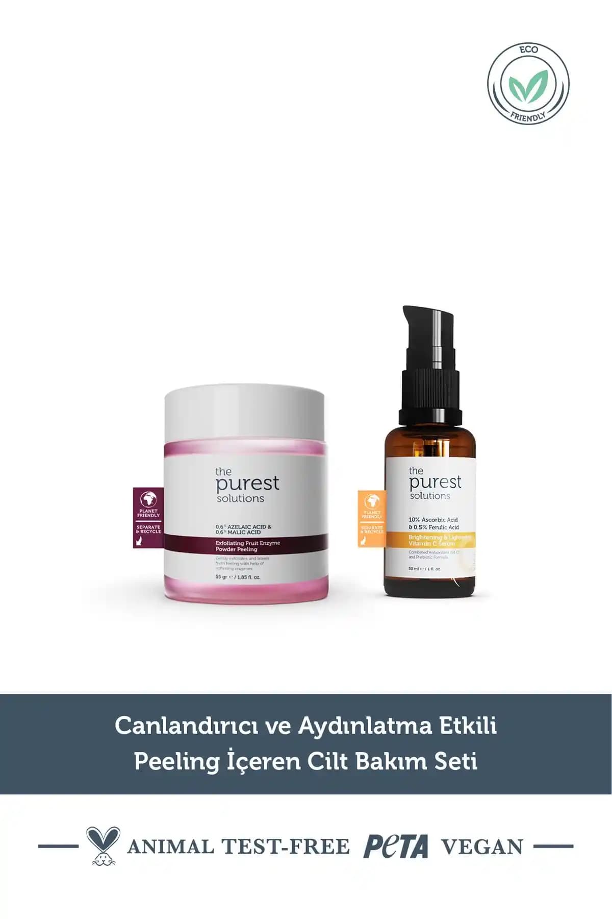 The Purest Solutions Canlandırıcı ve Aydınlatıcı Peeling İçeren Cilt Bakım Seti İncelemesi