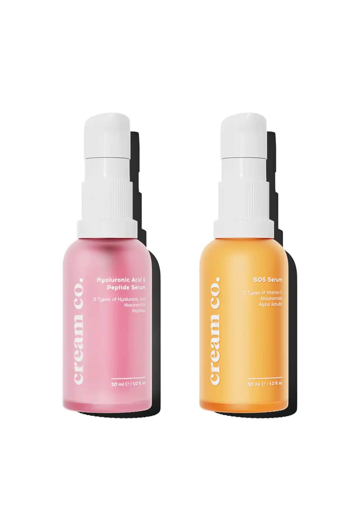 Cream Co. Nemlendirici Dolgunlaştırıcı ve Leke Kırışıklık Karşıtı Yenileyici Seti