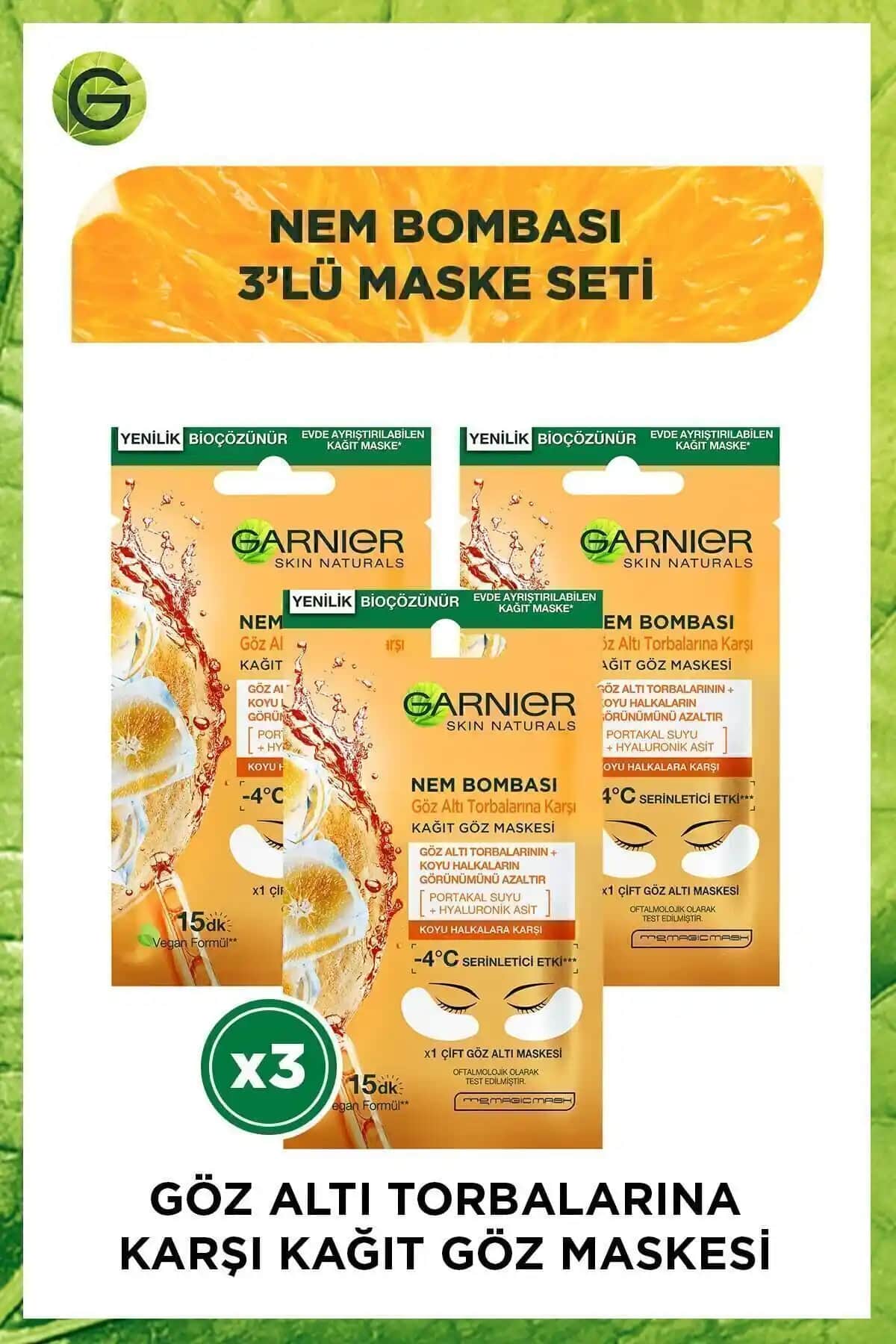 Garnier Göz Altı Maskeleri Karşılaştırması: Nem Bombası ve Kağıt Maskeler