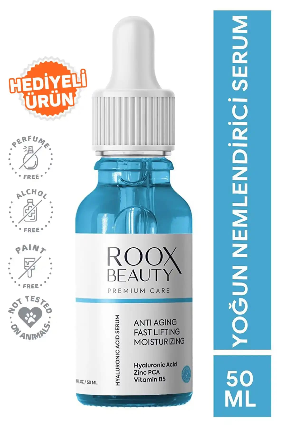 Roox Beauty Yoğun Nemlendirici Hyaluronik Asit Serumu: Hassas ve Kuru Ciltler İçin Etkili Bakım Ürünü