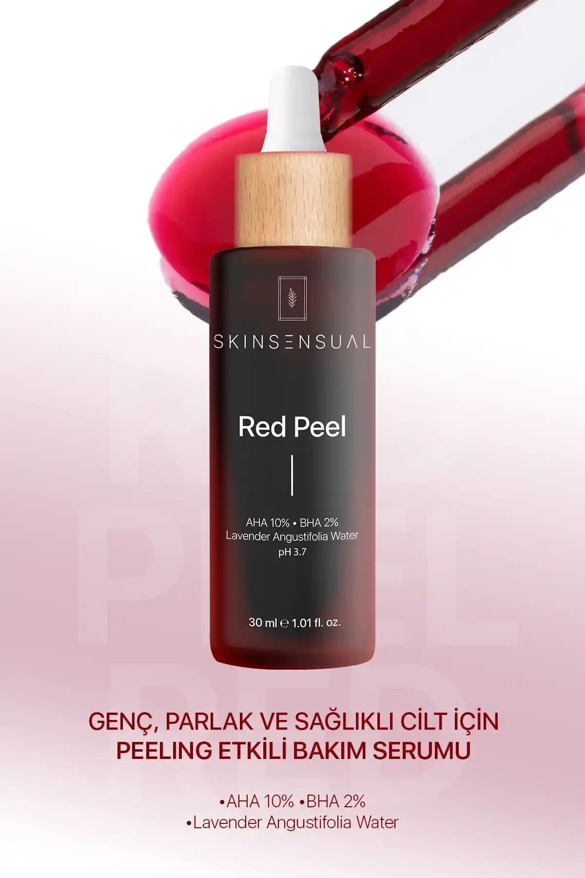 Skin Sensual Red Peel: Güçlü İçeriğiyle Cilt Yenileme ve Parlaklık Sağlayan Serum