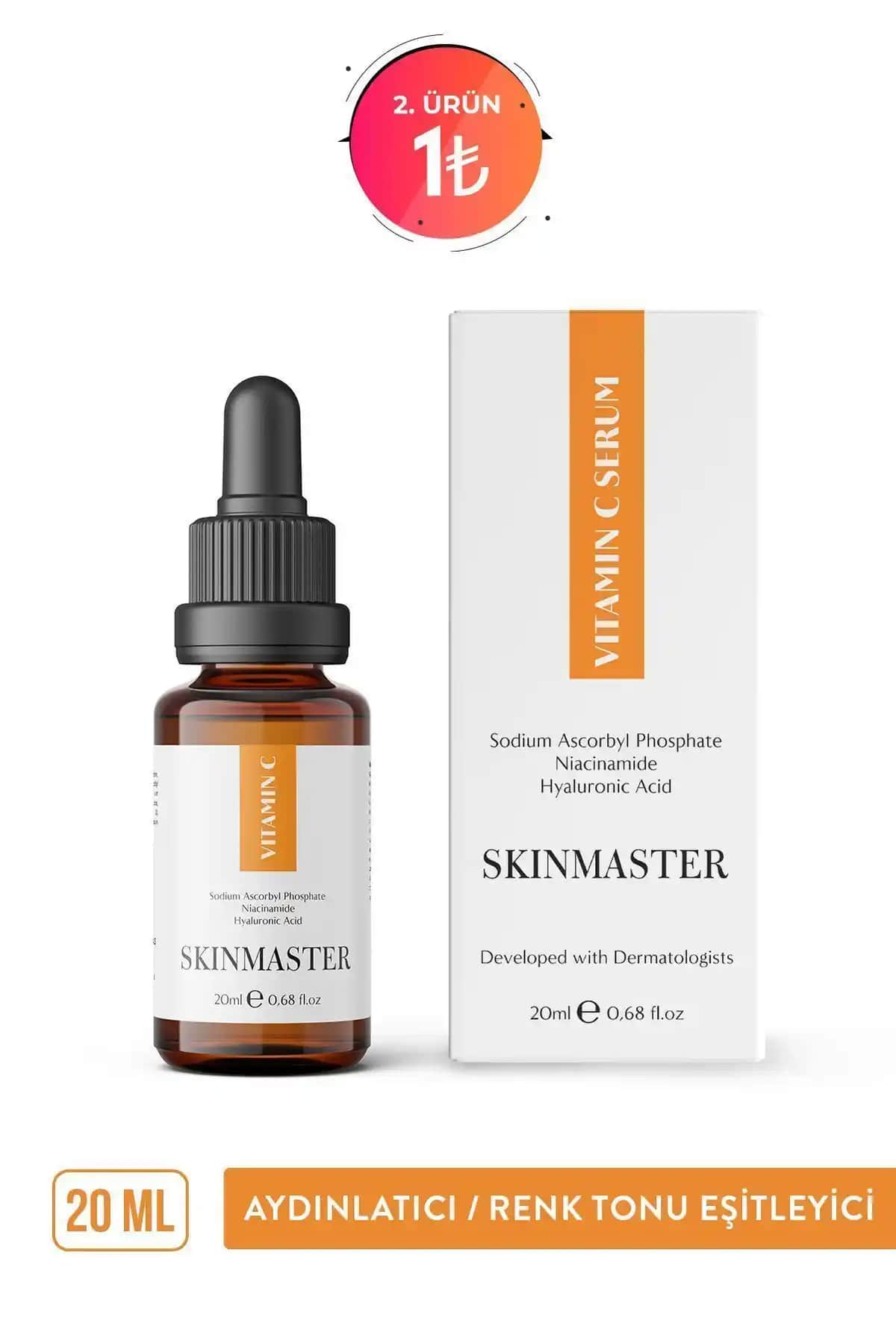 SkinMaster Vitamin C Serum: Cilt Yenileme ve Parlaklık Artırıcı Güçlü Formül