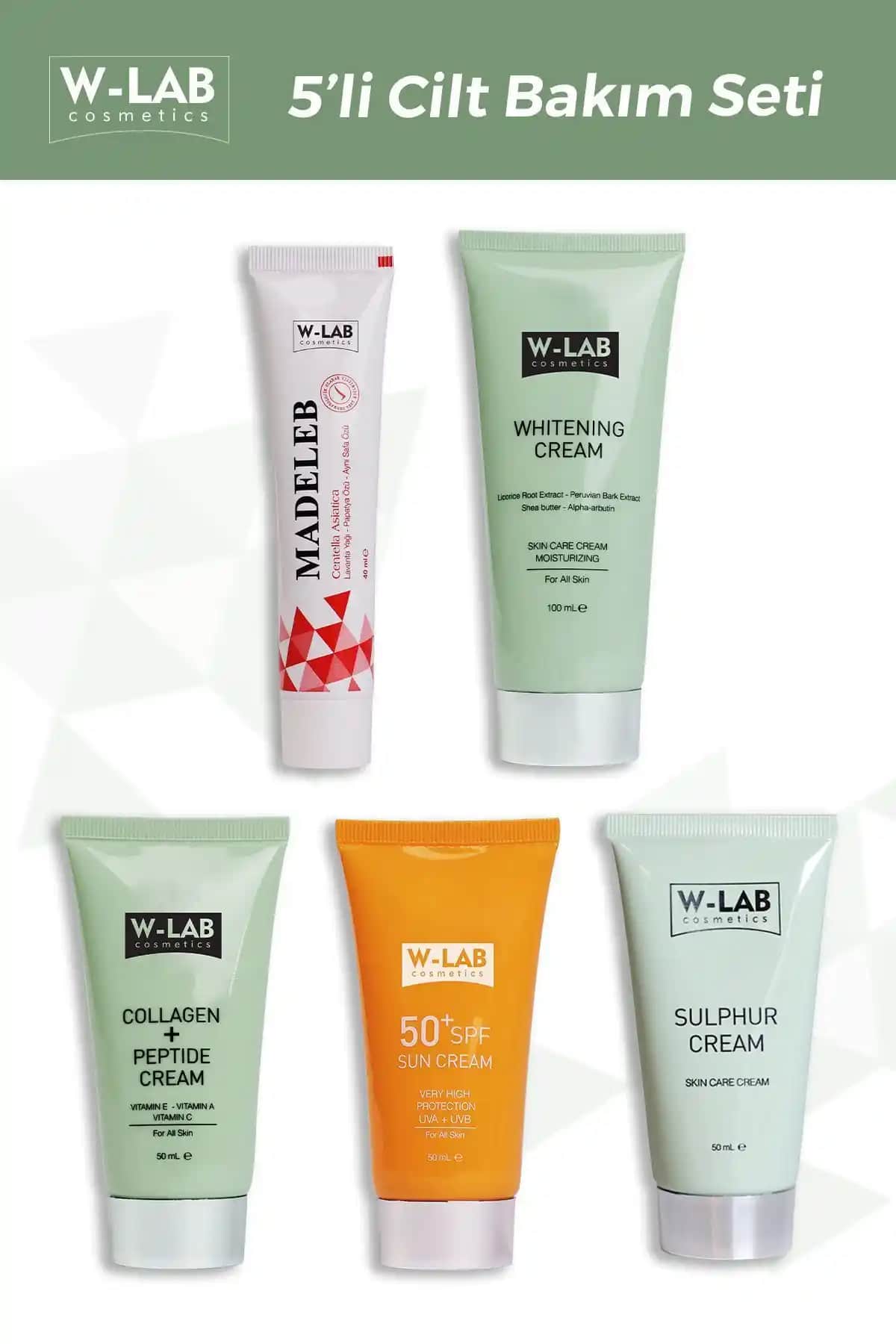 W-Lab Kozmetik Cilt Bakım Seti: Etkili ve Güvenli Çok Yönlü Cilt Bakım Deneyimi