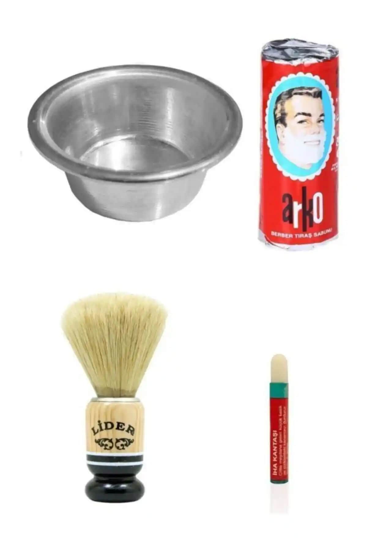 Arko Kalem Kantaşı ve Wilkinson Sword Tıraş Fırçası Karşılaştırması