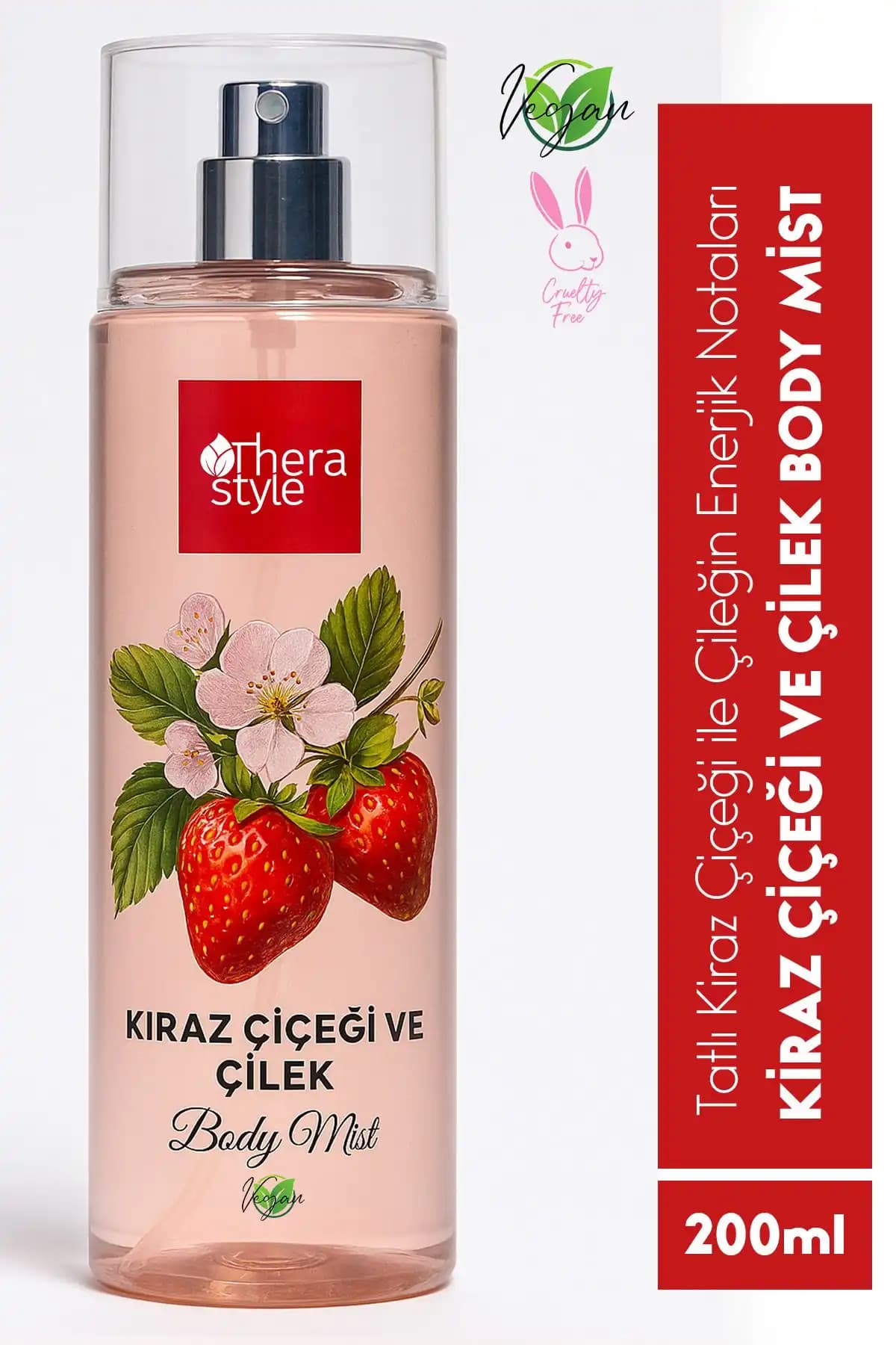 Avon Naturals ve Thera Style Kiraz Çiçeği & Çilek Vücut Spreyleri Karşılaştırması 2