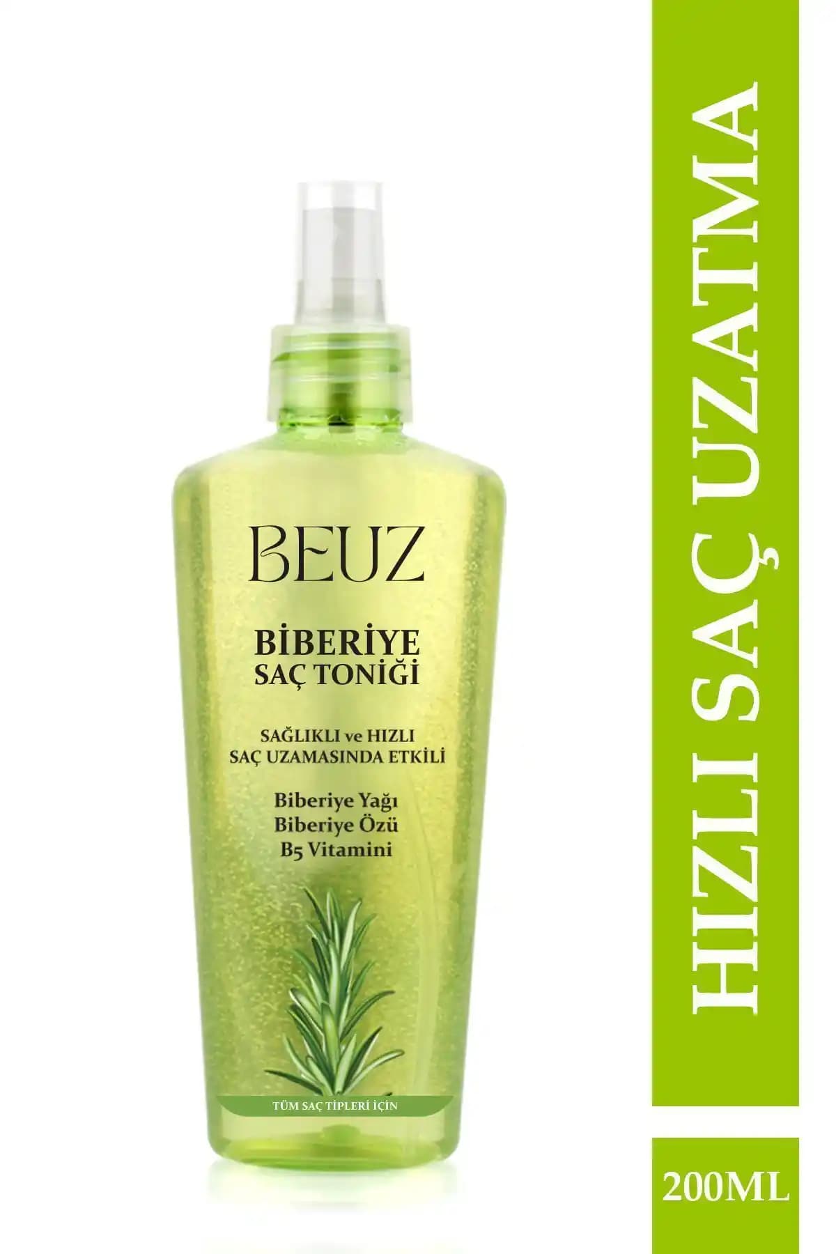 Beuz Biberiye Saç Toniği ile Sağlıklı ve Hızlı Saç Uzaması İçin Doğal Çözüm