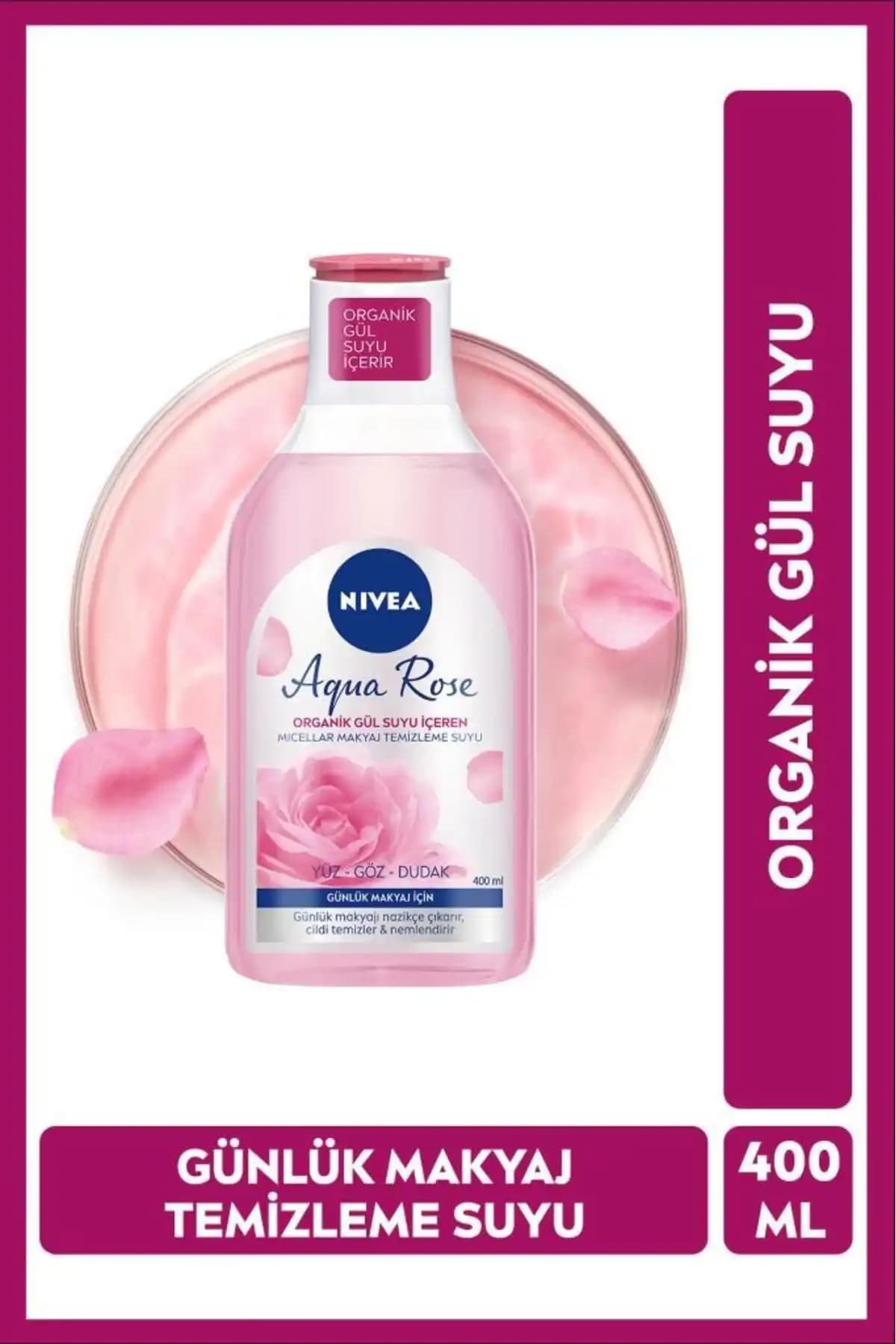 NIVEA Aqua Rose ve Yatıştırıcı Micellar Makyaj Temizleme Suyu Karşılaştırması 1