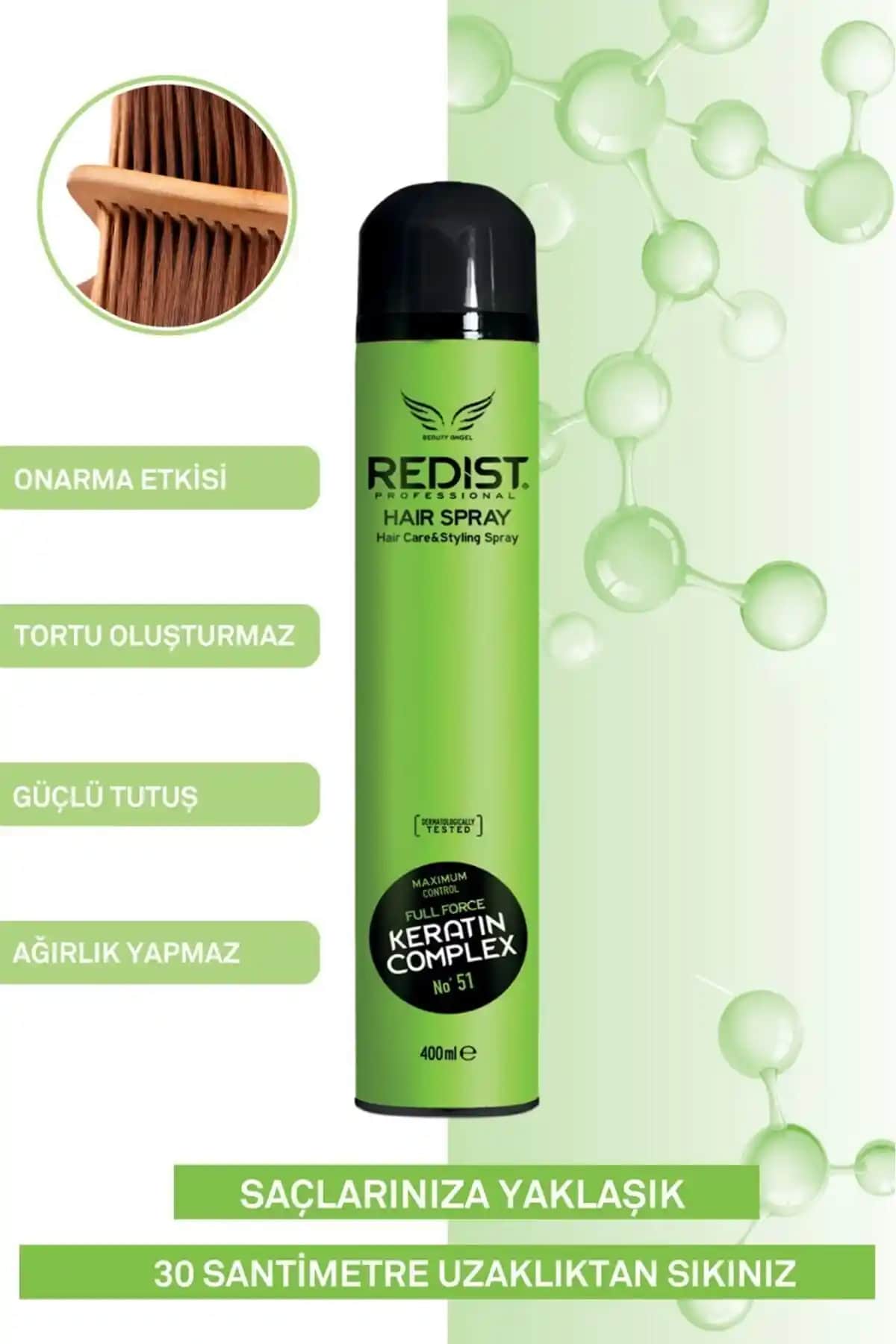 Redist Keratin Ultra Güçlü Saç Spreyi: Uzun Süreli Tutucu ve Doğal Görünüm Sağlayan Ürün