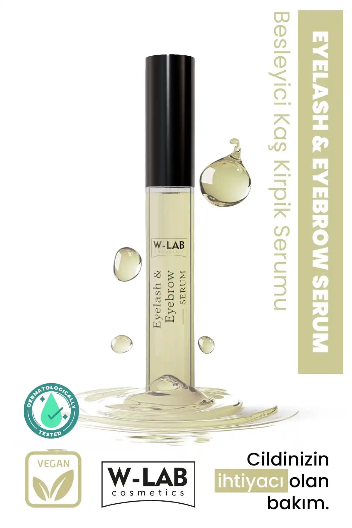 W-Lab Kozmetik Kaş ve Kirpik Serumu: Doğal İçeriklerle Güçlendiren Bakım Ürünü