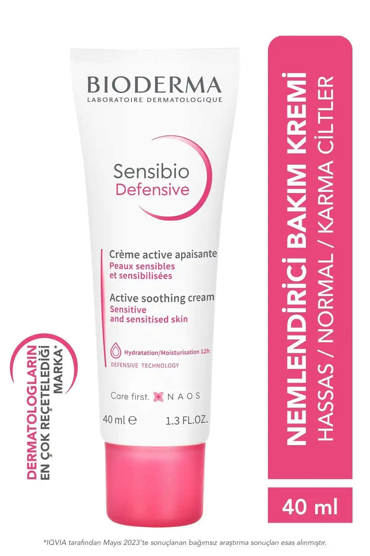Bioderma Sensibio Defensive: Hassas ve Normal Ciltler İçin Günlük Nemlendirici Krem