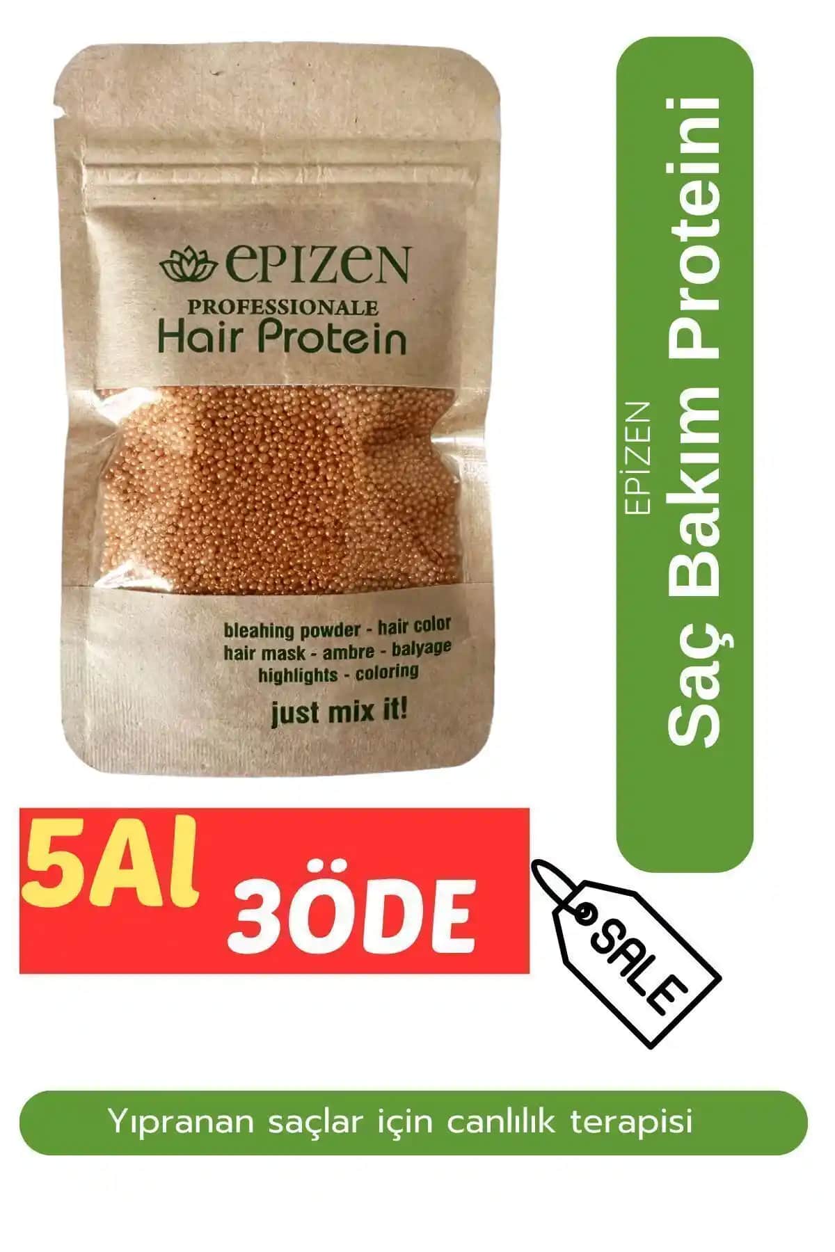 EPİZEN Saç Bakım Proteini: Güçlendirici ve Doğal Saç Onarım Ürünü