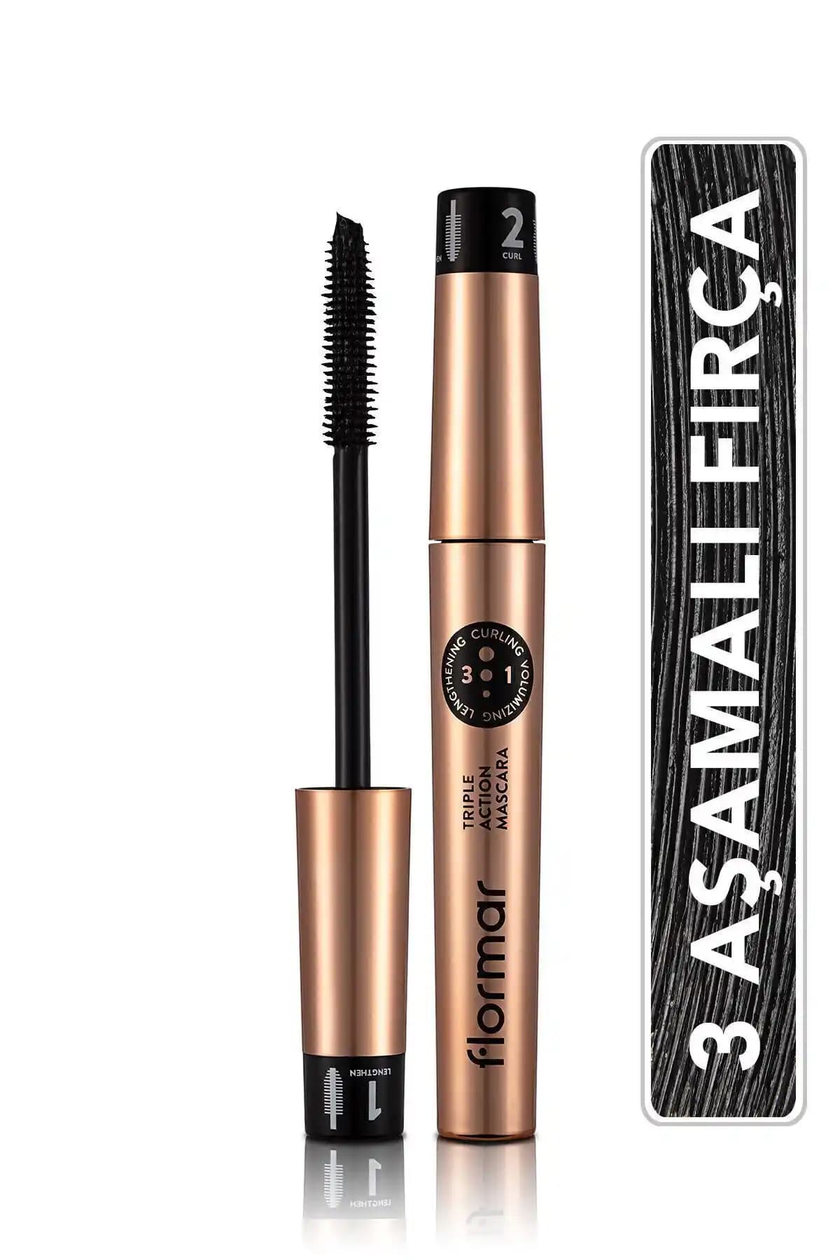 Karşılaştırma: Flormar 3 Kademeli Ayarlanabilir ve Golden Rose Dramatic Lashes Maskara