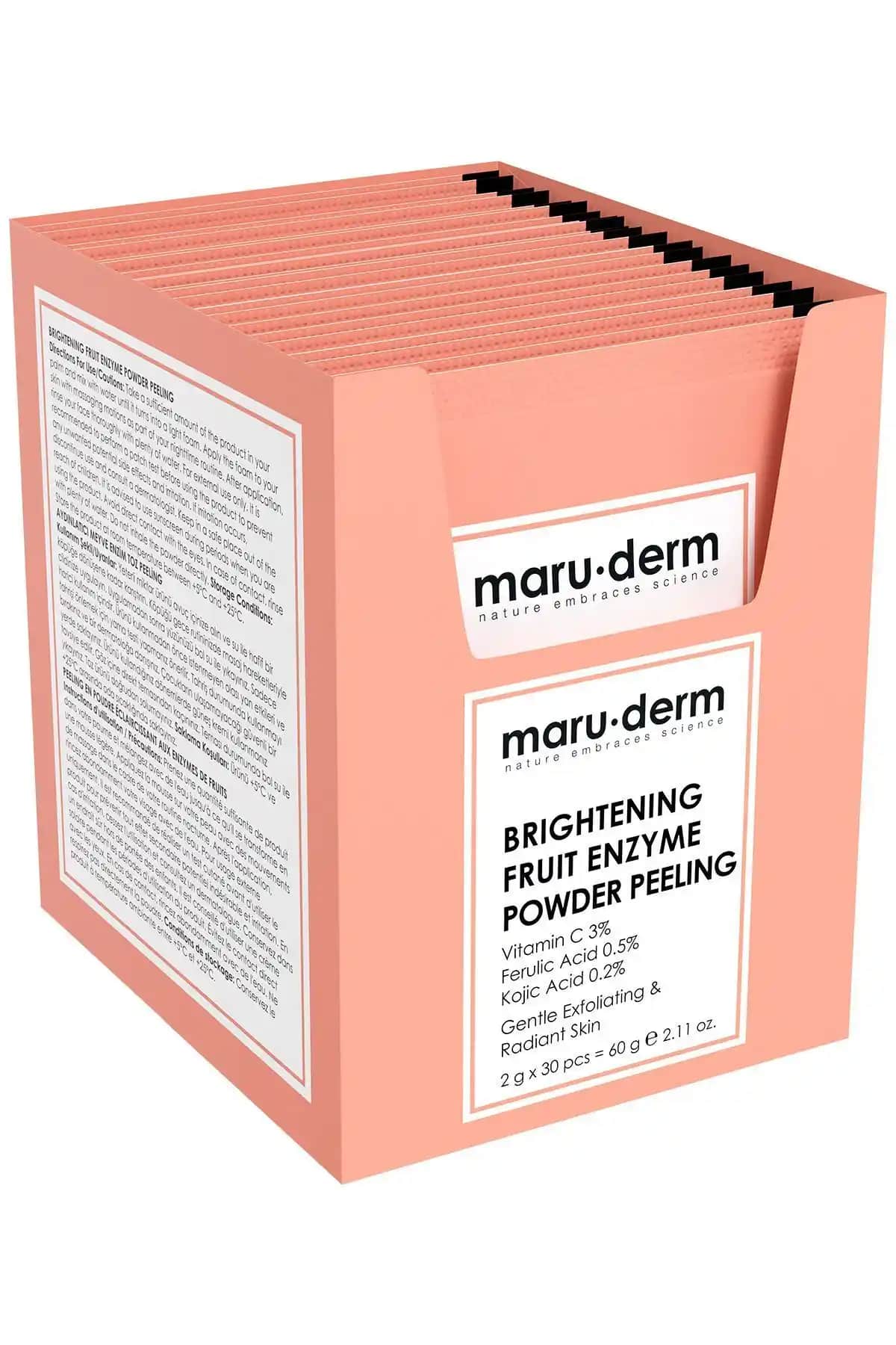 Maru.Derm ve The Purest Solutions Enzim Peeling Karşılaştırması Cilt Aydınlatma ve Arındırma