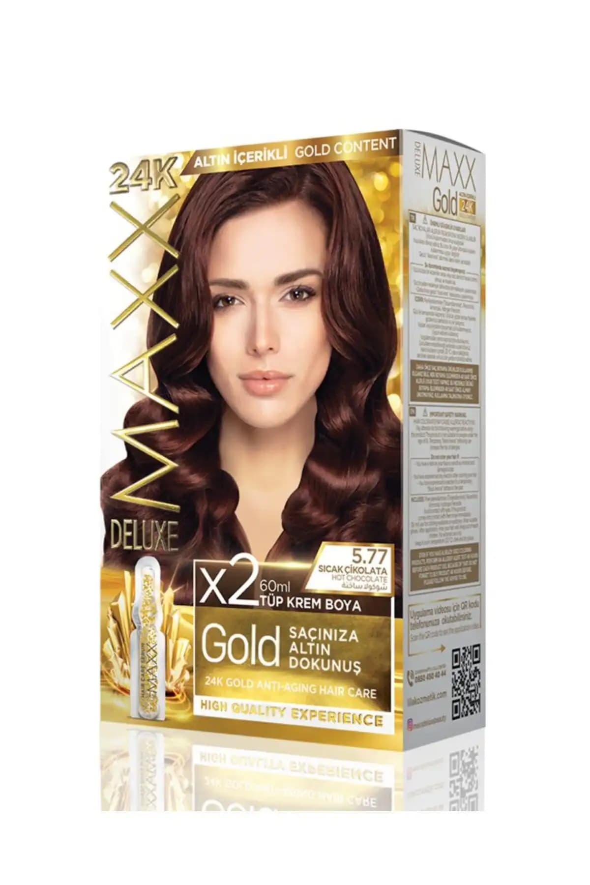 MAXX DELUXE Saç Boyaları Karşılaştırması: Koyu Kahve ve Sıcak Çikolata Renkleri 2