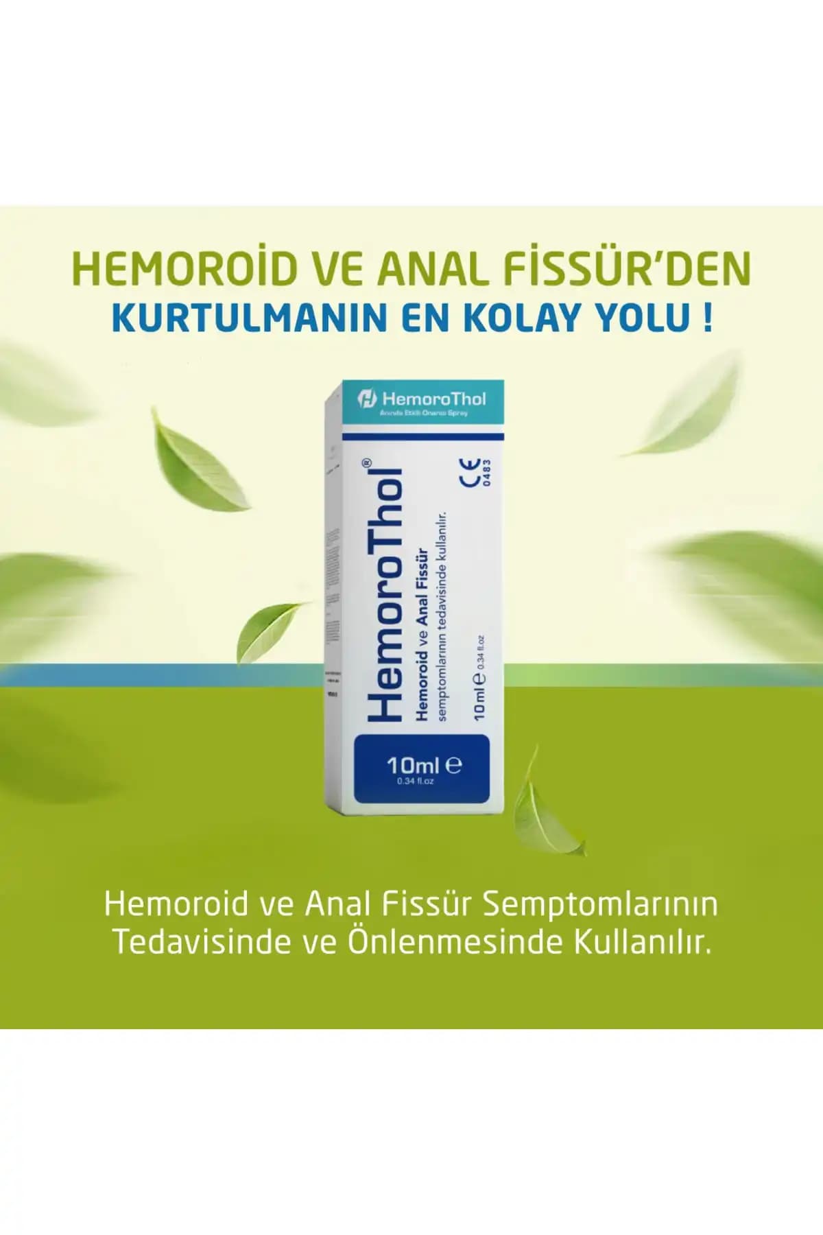 HemoroThol Bitkisel Sprey ile Hemoroid ve Anal Çatlaklarına Doğal Çözüm Sunar
