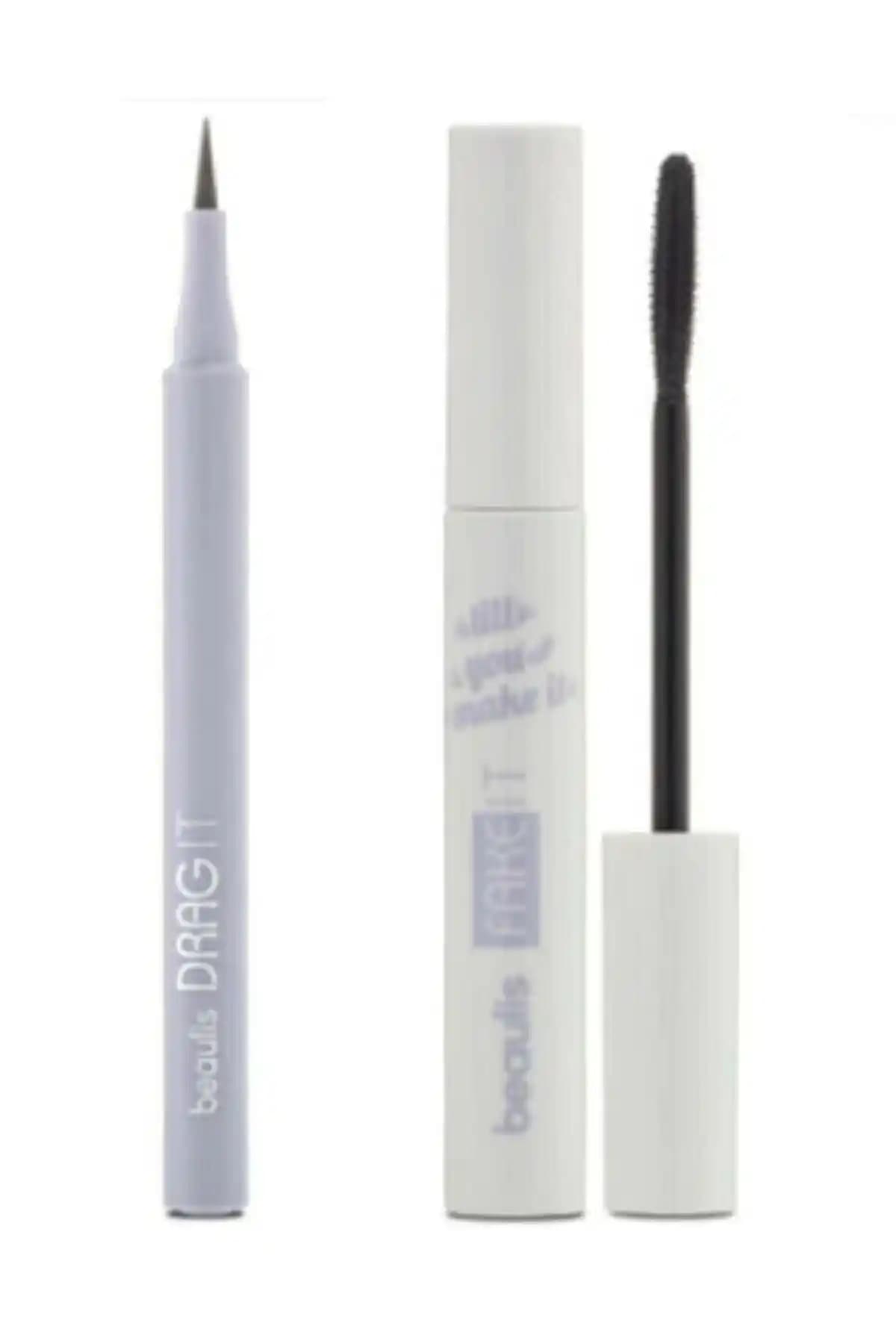 Beaulis Drag It Inkpen Keçe Uçlu Eyeliner ve Fake It Maskara Ürünleri Tanıtımı ve Özellikleri