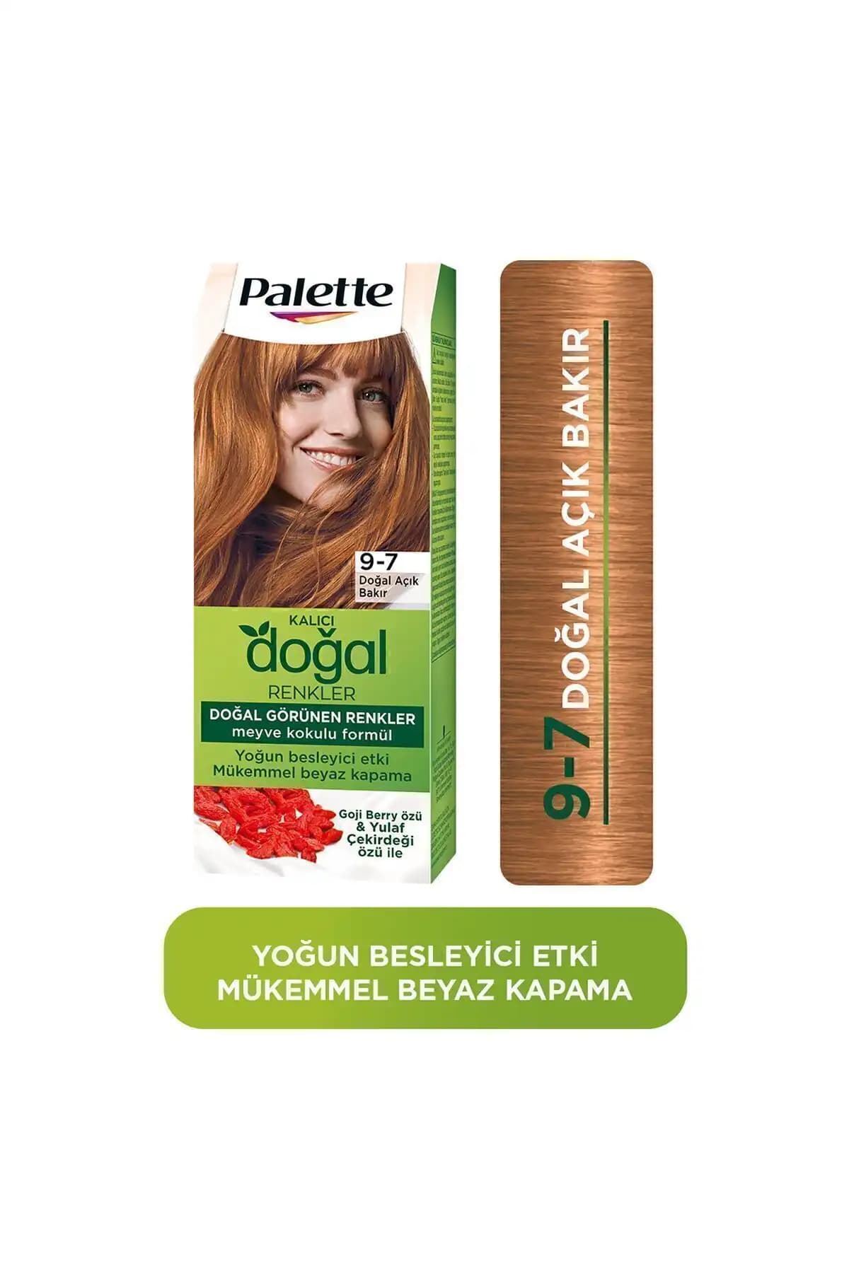 Palette Deluxe 7-77 ve Palette Kalıcı Doğal Renkler Saç Boyası Karşılaştırması 2