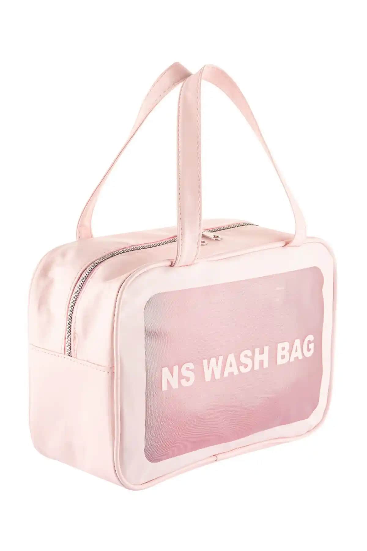 NS Reliable Şeffaf Makyaj ve Kozmetik Çantası Geniş İç Hacim ve Dayanıklılık Özelliğiyle