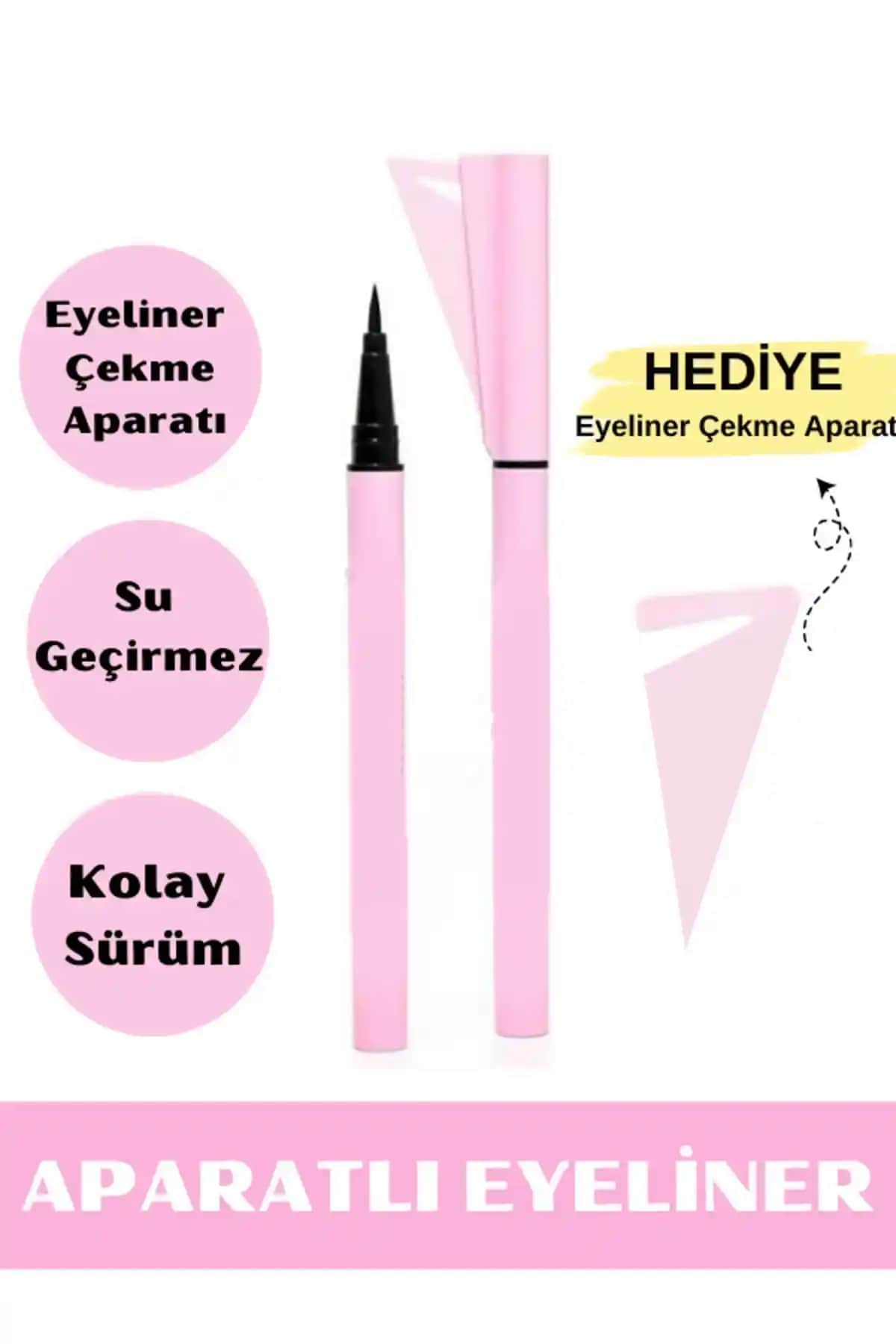 NUNUKO Siyah Kalem Eyeliner: Uzun Ömürlü, Suya ve Tere Dayanıklı Göz Makyajı Ürünü