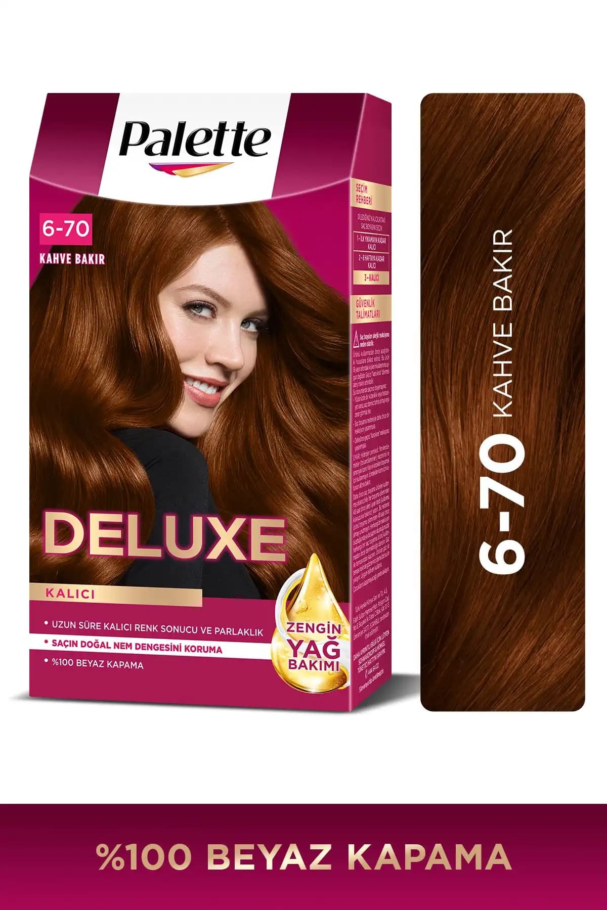 Palette Deluxe 4-65 ve 6-70 Kahve Bakır Saç Boyası Karşılaştırması 2