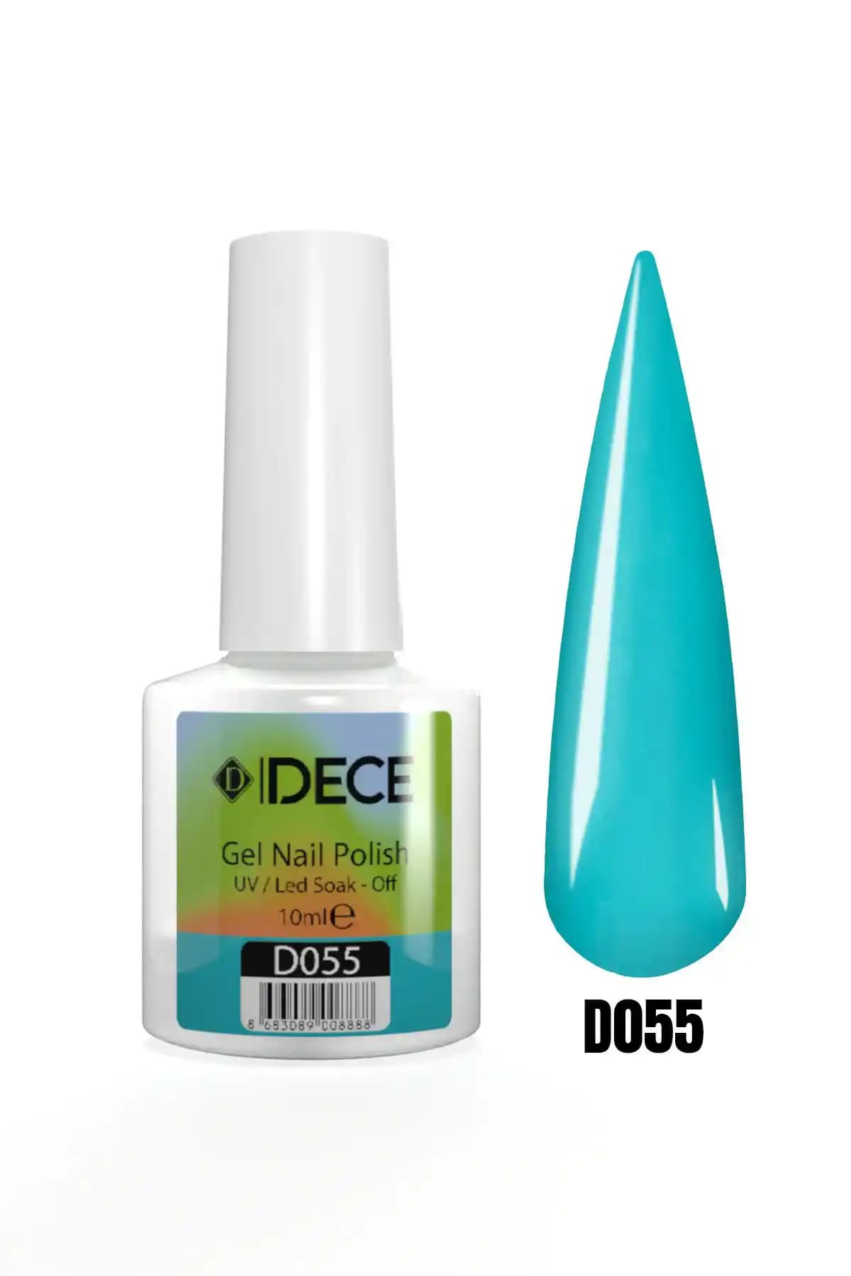 Dece Kalıcı Oje UV LED 10ml Turkuaz - Uzun Süre Dayanan ve Parlak Görünüm Sağlayan Güzelik Ürünü