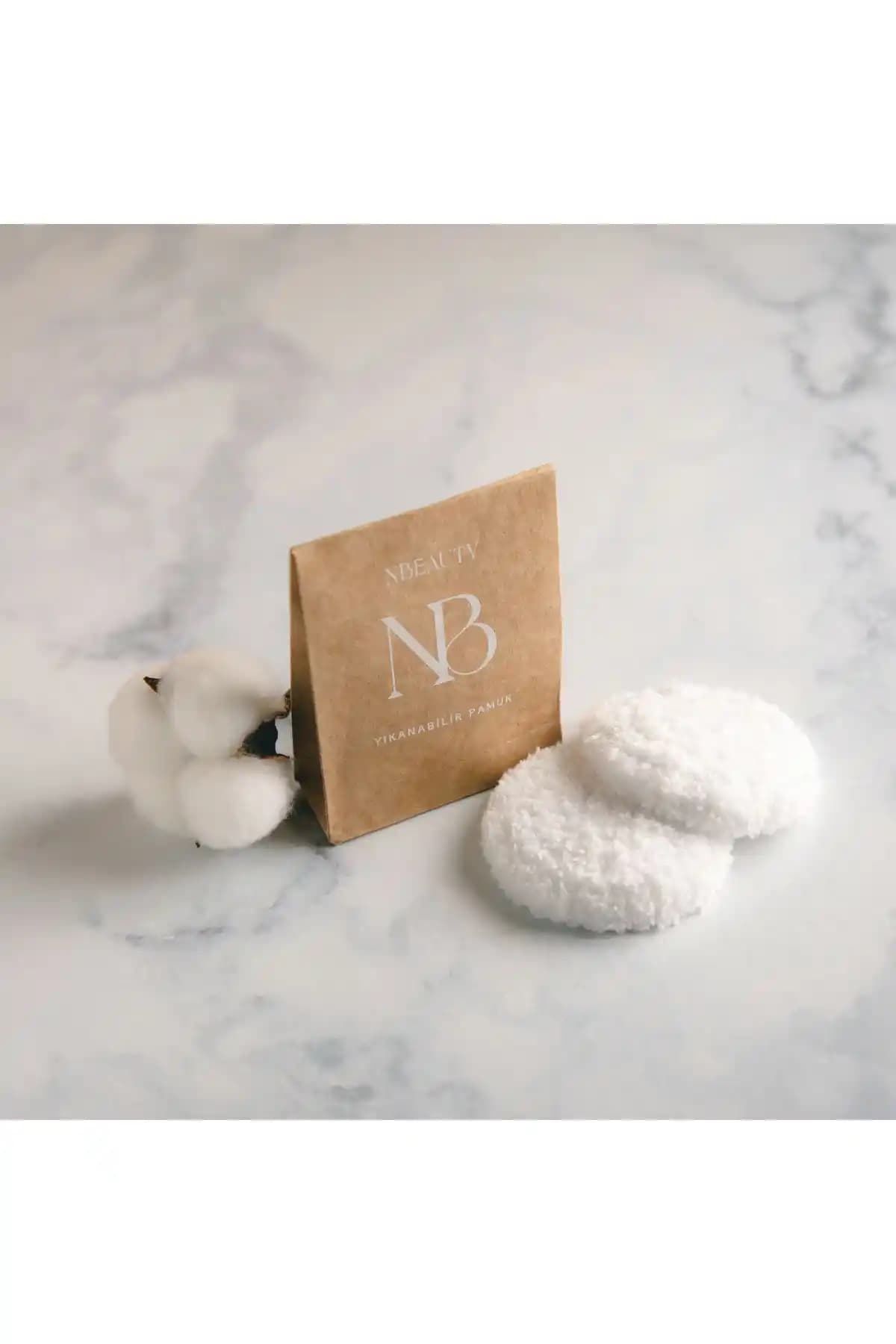 NBeauty Yıkanabilir Cilt Makyaj Temizleme Pamuğu Doğal ve Çevre Dostu Temizlik Çözümü