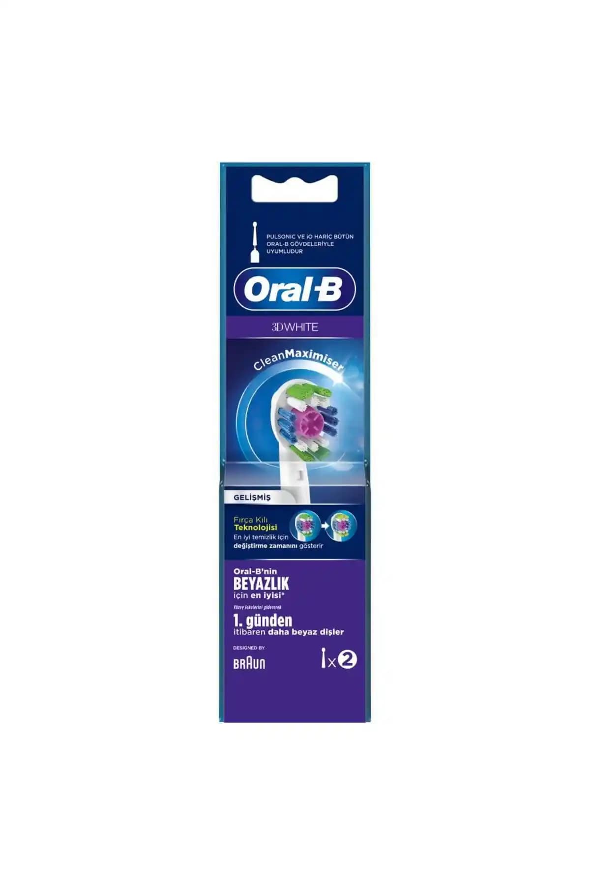 Oral-B Clean Maximiser 3D White Yedek Başlık ile Güçlü ve Beyaz Dişler İçin En İyi Seçenek