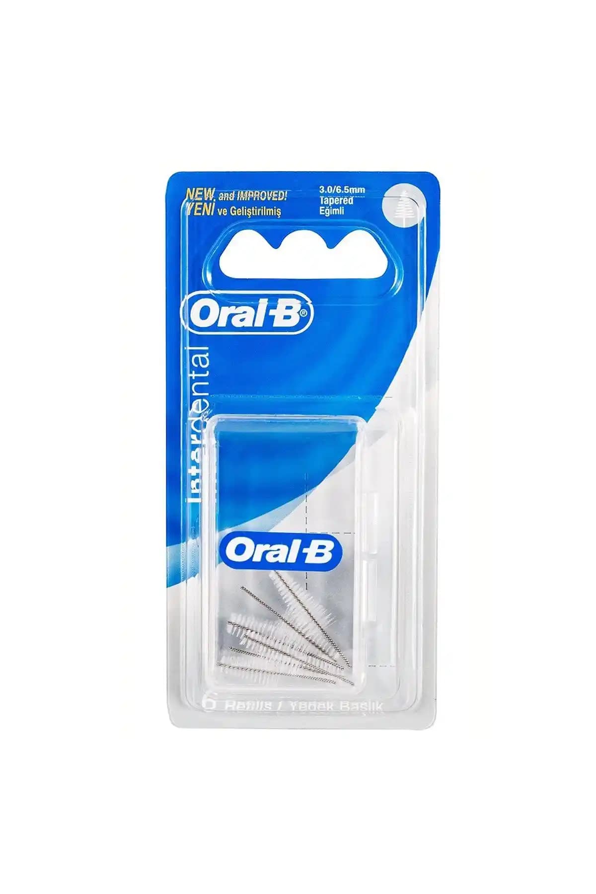 Oral-B Eğimli Diş Fırçası Yedeği 6'lı Set Ağız Sağlığı ve Temizliği İçin Uygun