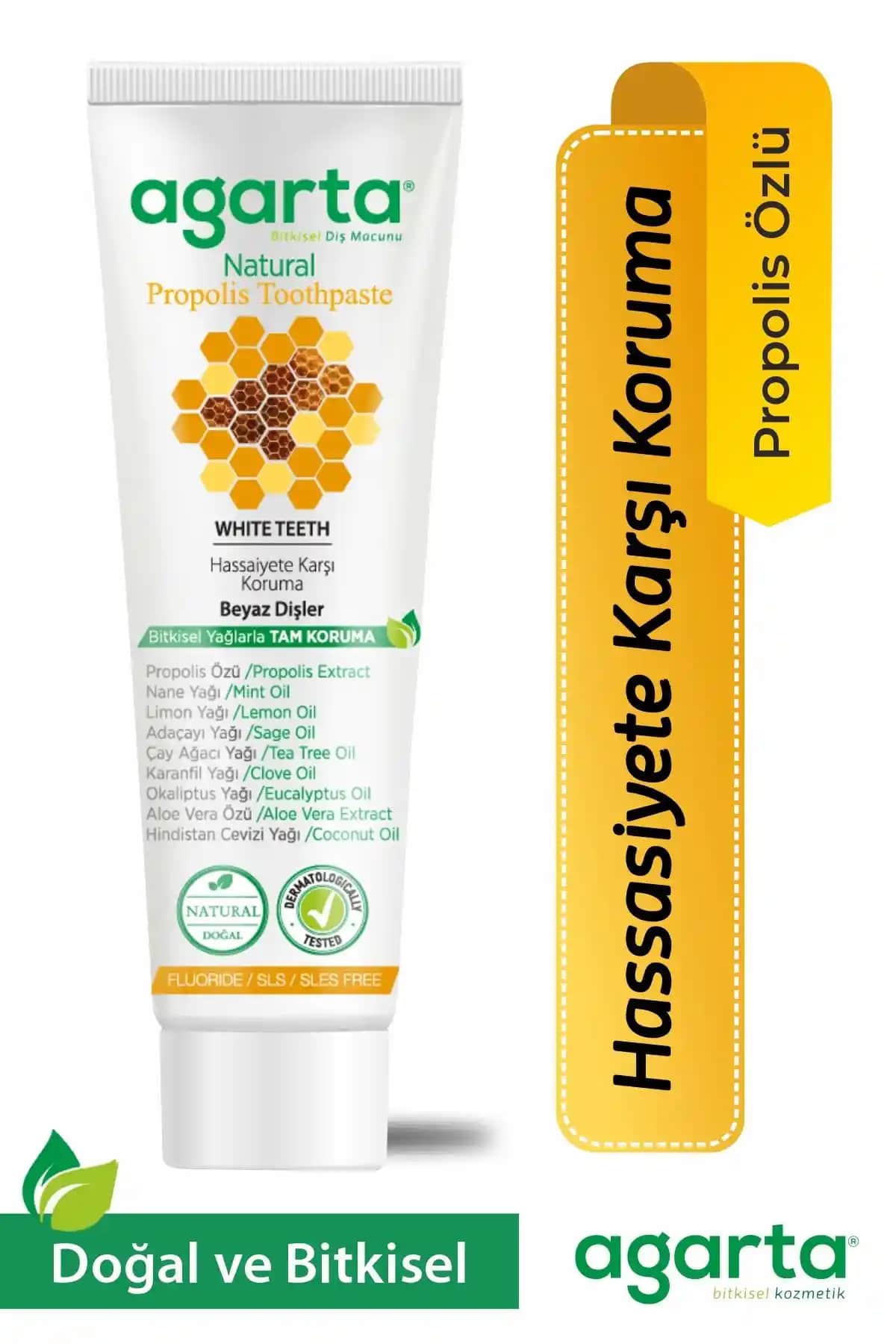 Agarta Doğal Propolisli Florürsüz Diş Macunu: Hassas ve Doğal Ağız Bakımı İçin Güvenilir Seçenek
