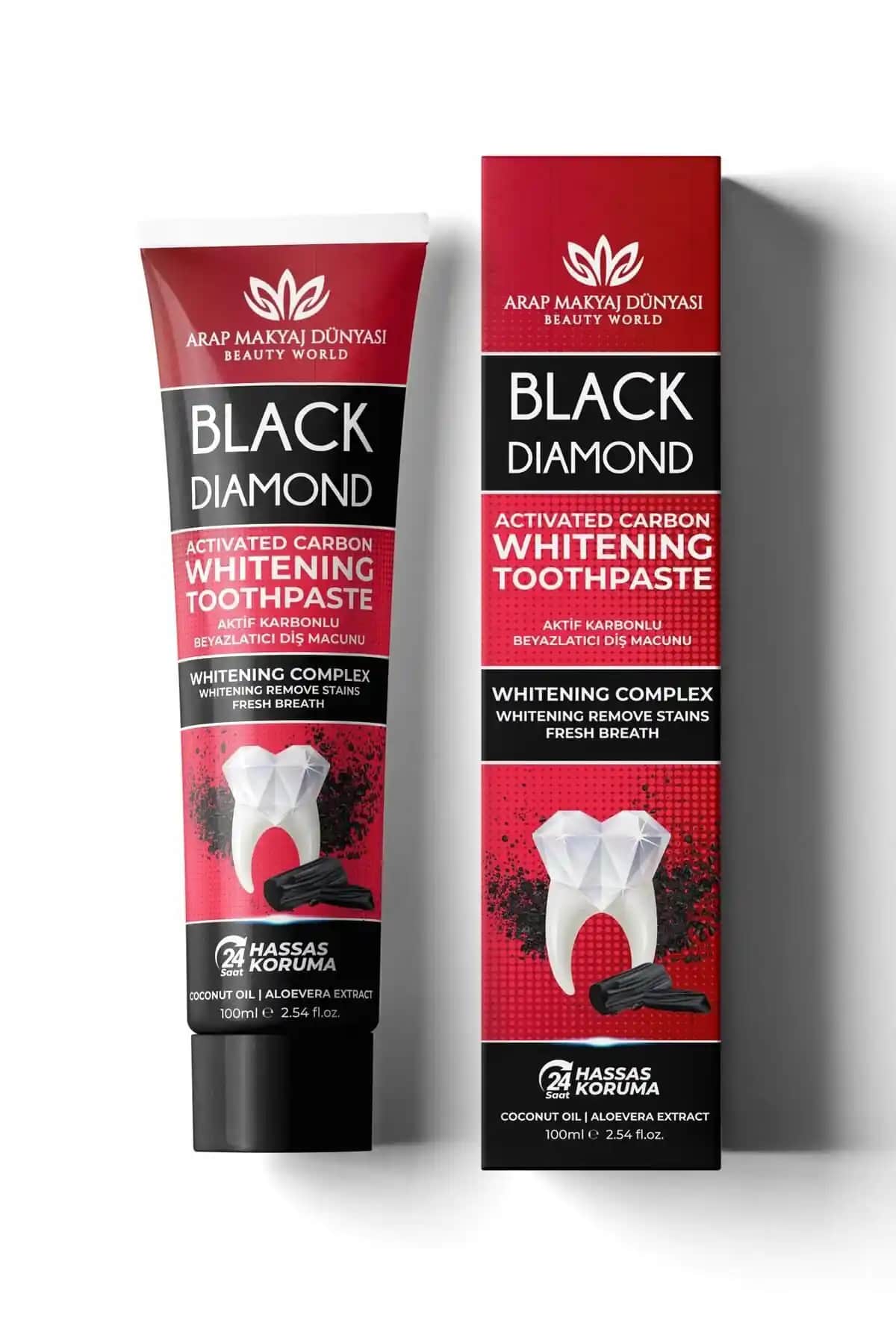 Arap Makyaj Dünyası Black Diamond Aktif Karbon Beyazlatıcı Diş Macunu İncelemesi ve Kullanım Avantajları