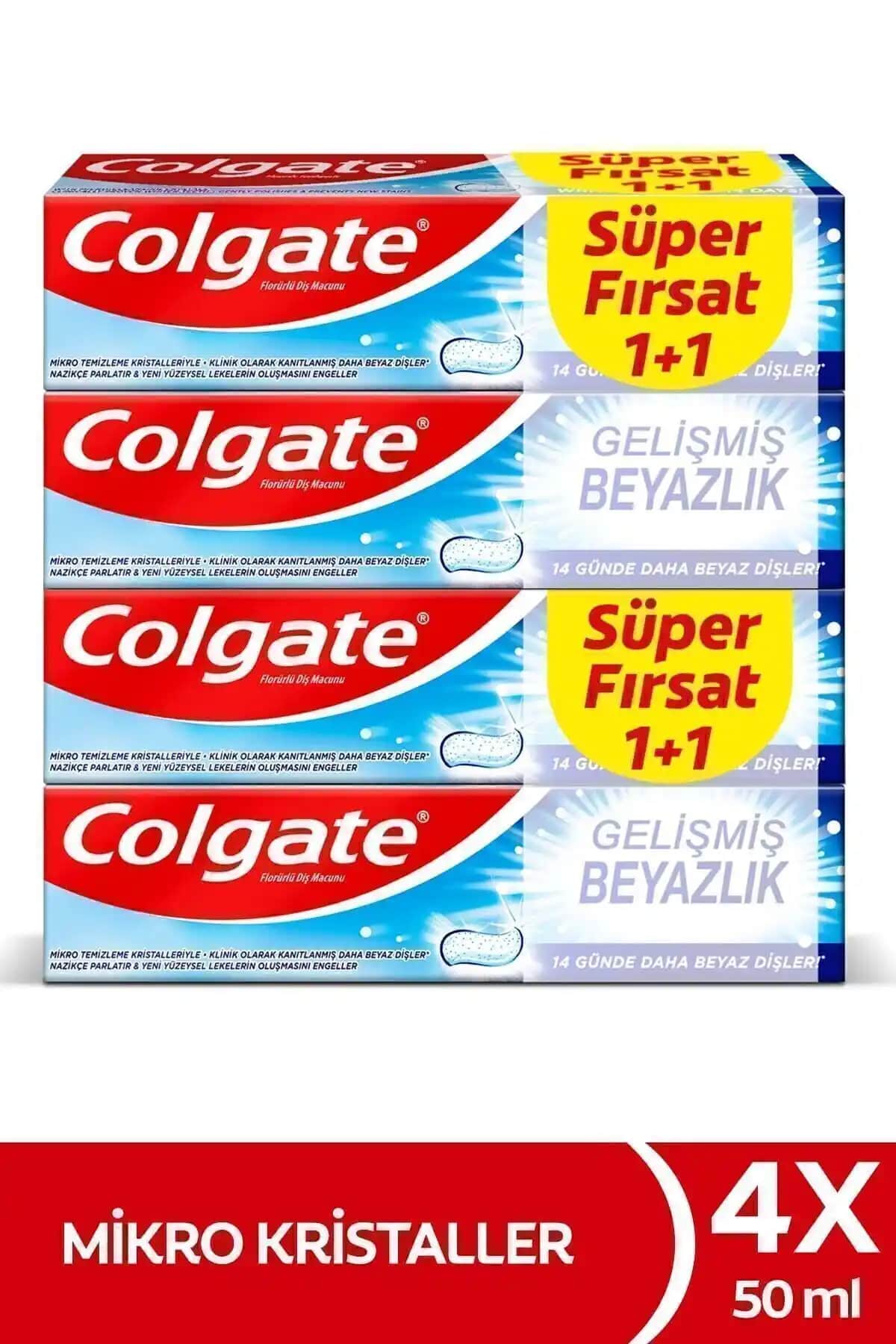 Colgate Gelişmiş Beyazlık Beyazlatıcı Diş Macunu: Güvenilir ve Etkili Ağız Bakım Ürünü