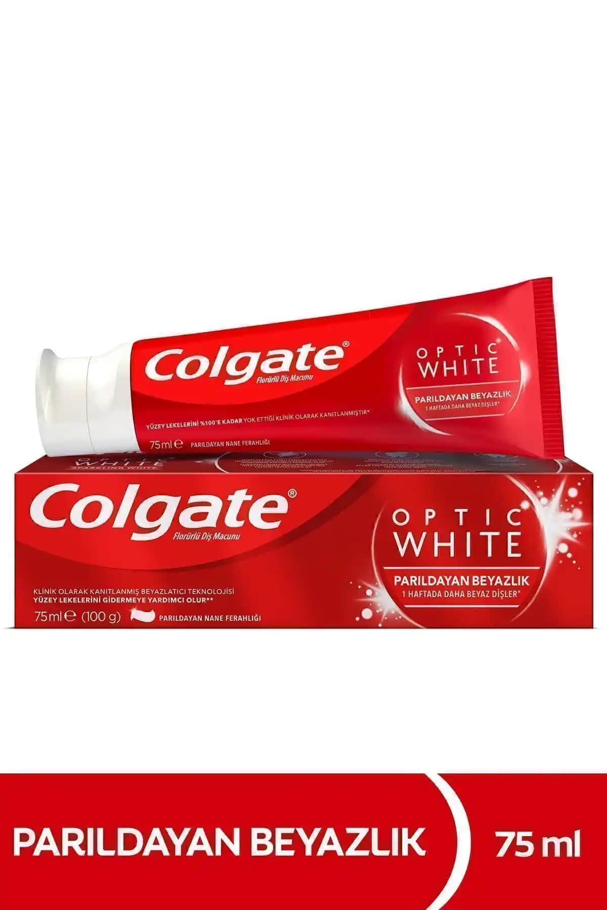 Colgate Optic White Beyazlatıcı Diş Macunu ile Güvenli ve Etkili Beyazlık Sağlama