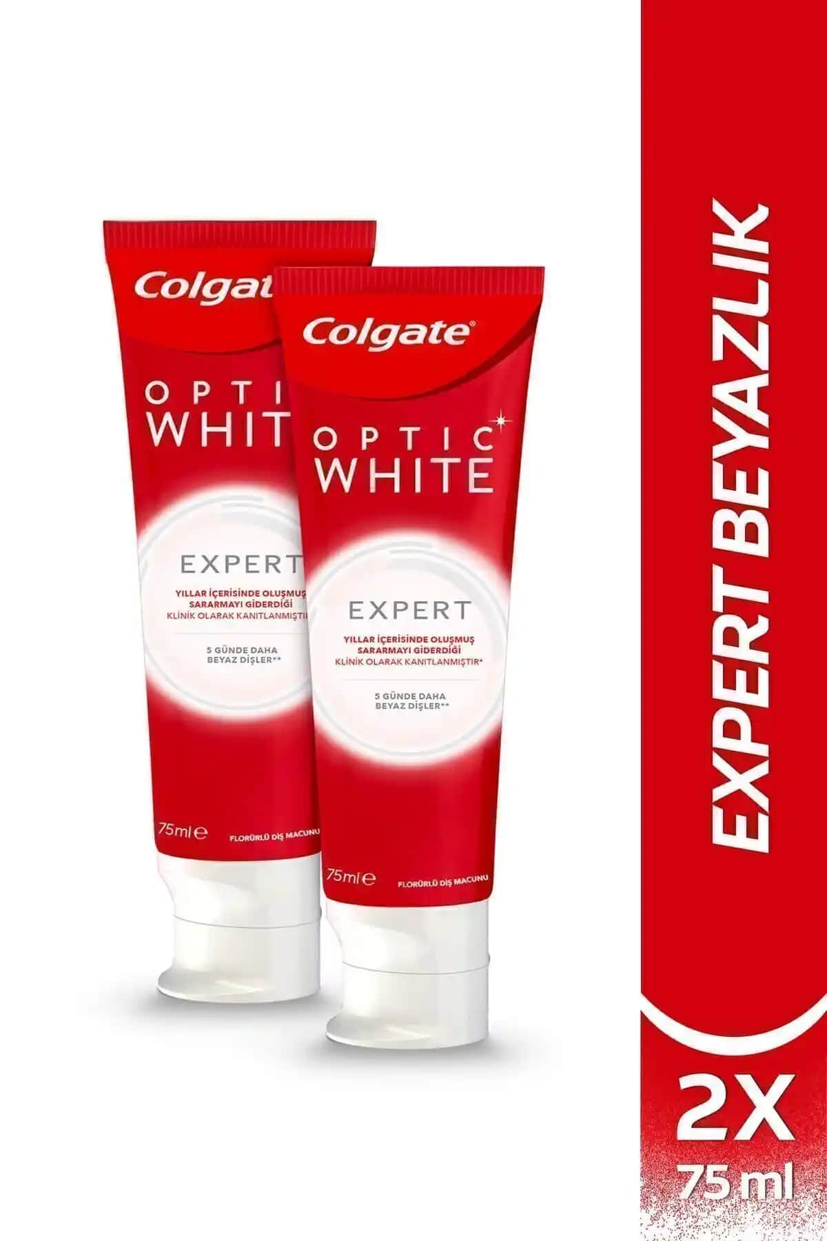 Colgate Optic White Expert White Beyazlatıcı Diş Macunu ile Sağlıklı ve Parlak Gülüşler