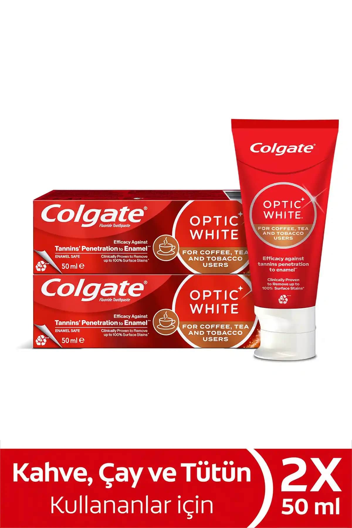 Colgate Optic White Kahve Çay ve Tütün Kullanıcıları İçin Beyazlatıcı Diş Macunu İncelemesi
